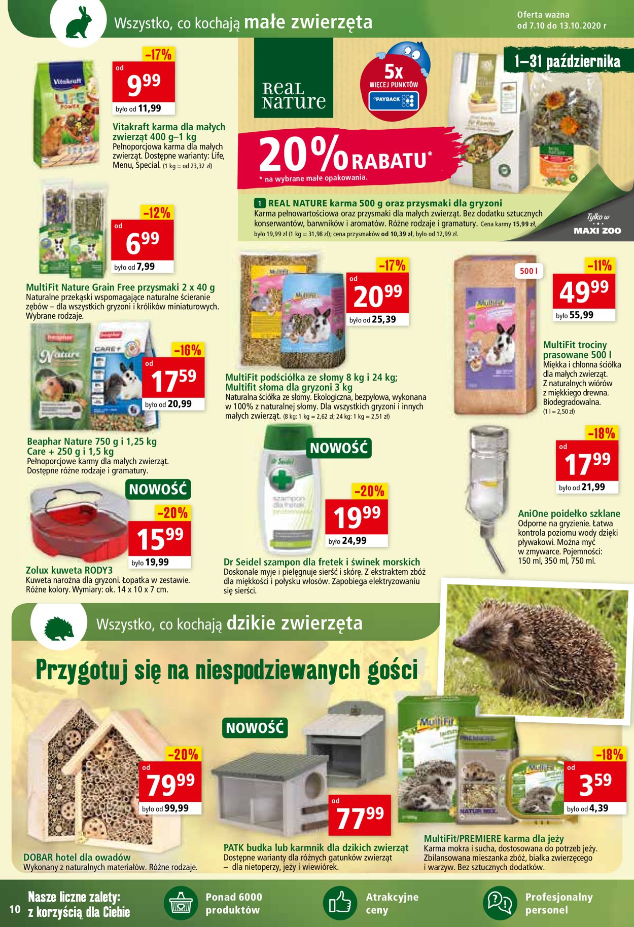 Gazetka promocyjna Maxi Zoo - 07.10-13.10.2020 (Strona 10)
