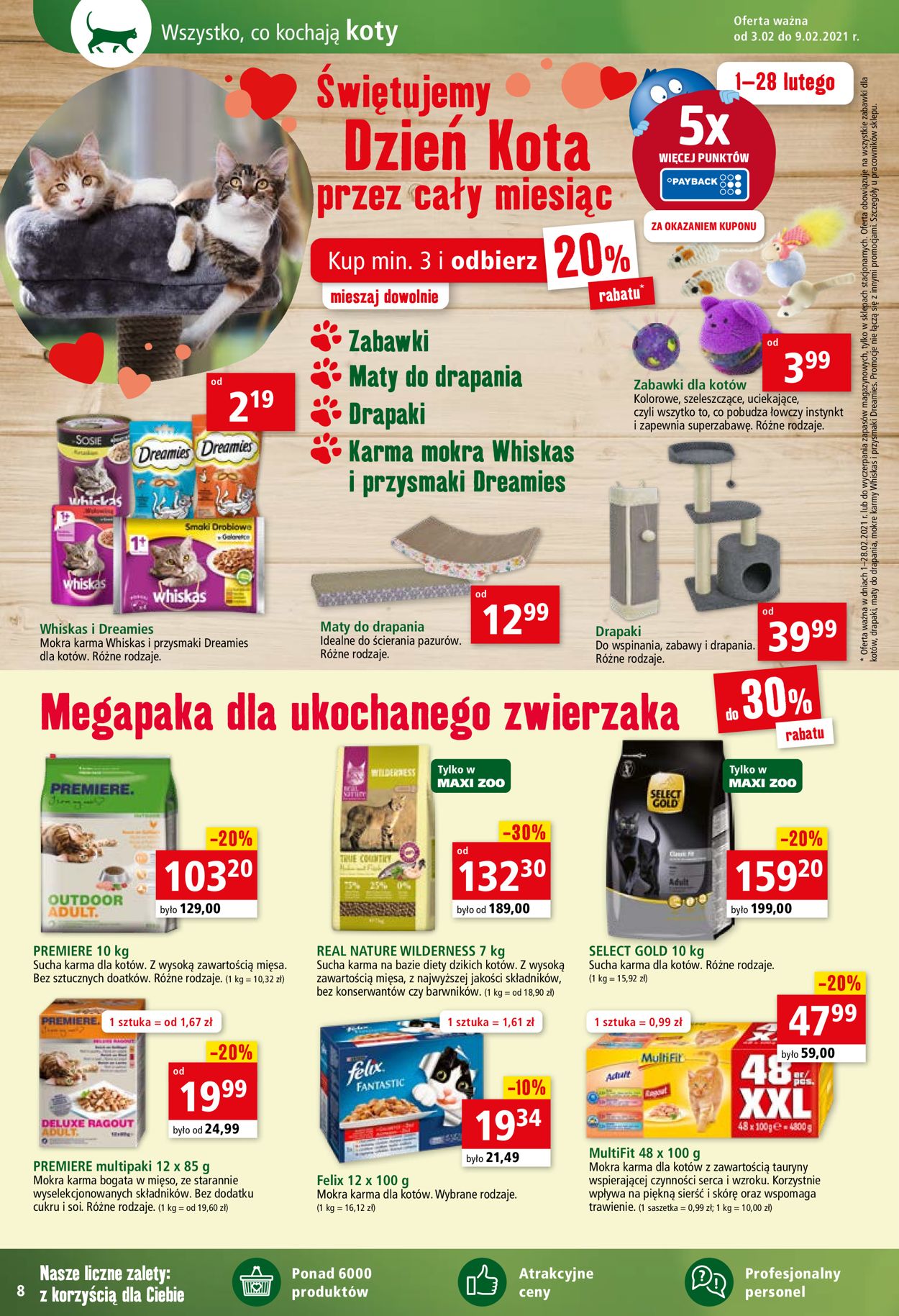 Gazetka promocyjna Maxi Zoo - 03.02-09.02.2021 (Strona 8)