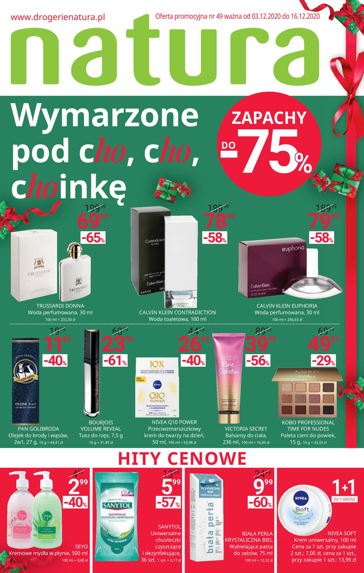 Gazetka promocyjna Natura Gazetka Świąteczna 2020 - 03.12-16.12.2020