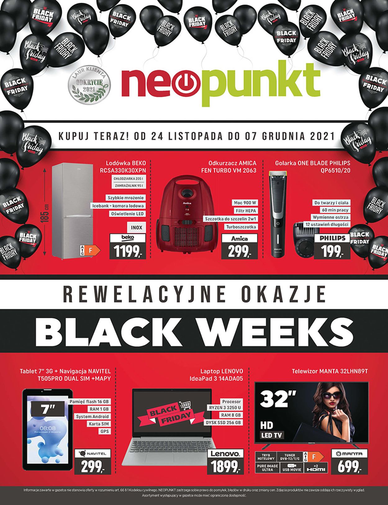 Gazetka promocyjna Neopunkt BLACK WEEKS - 24.11-07.12.2021 (Strona 8)
