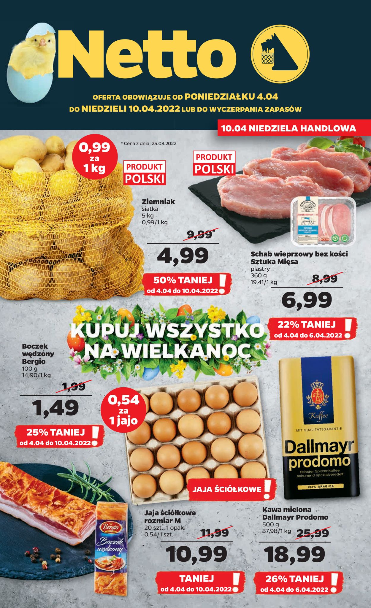 Gazetka promocyjna Netto WIELKANOC 2022 - 04.04-10.04.2022