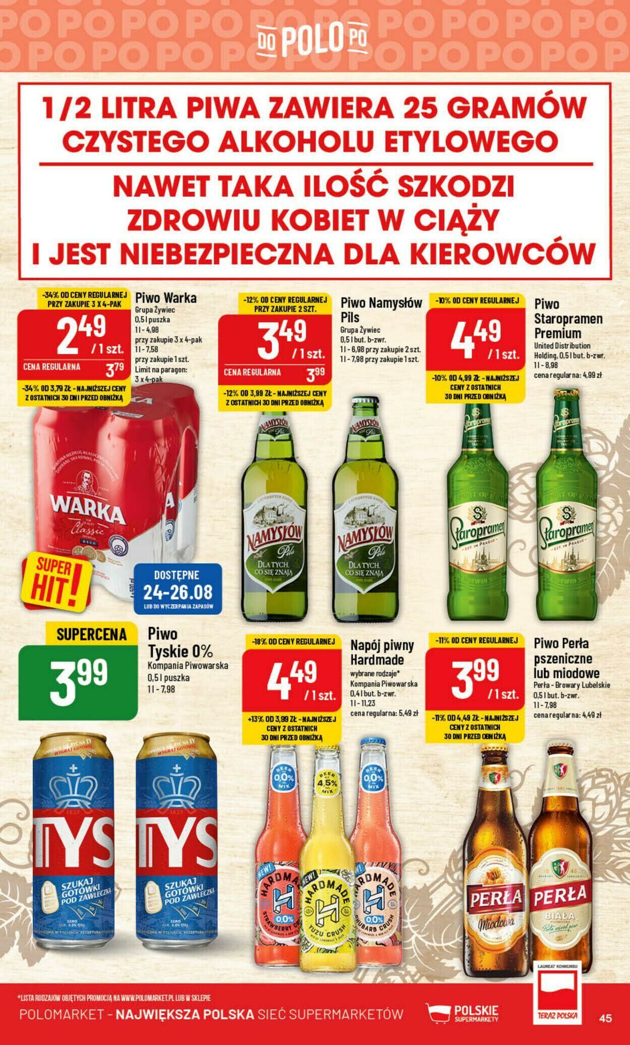Gazetka promocyjna Polomarket - 23.08-29.08.2023 (Strona 45)