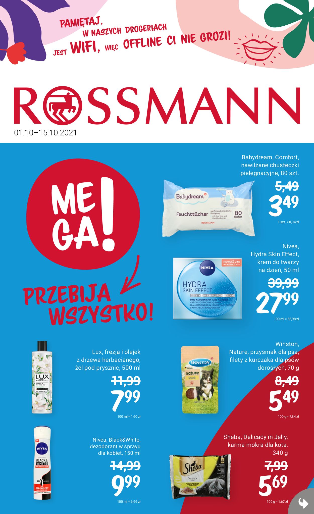 Gazetka promocyjna Rossmann - 01.10-15.10.2021