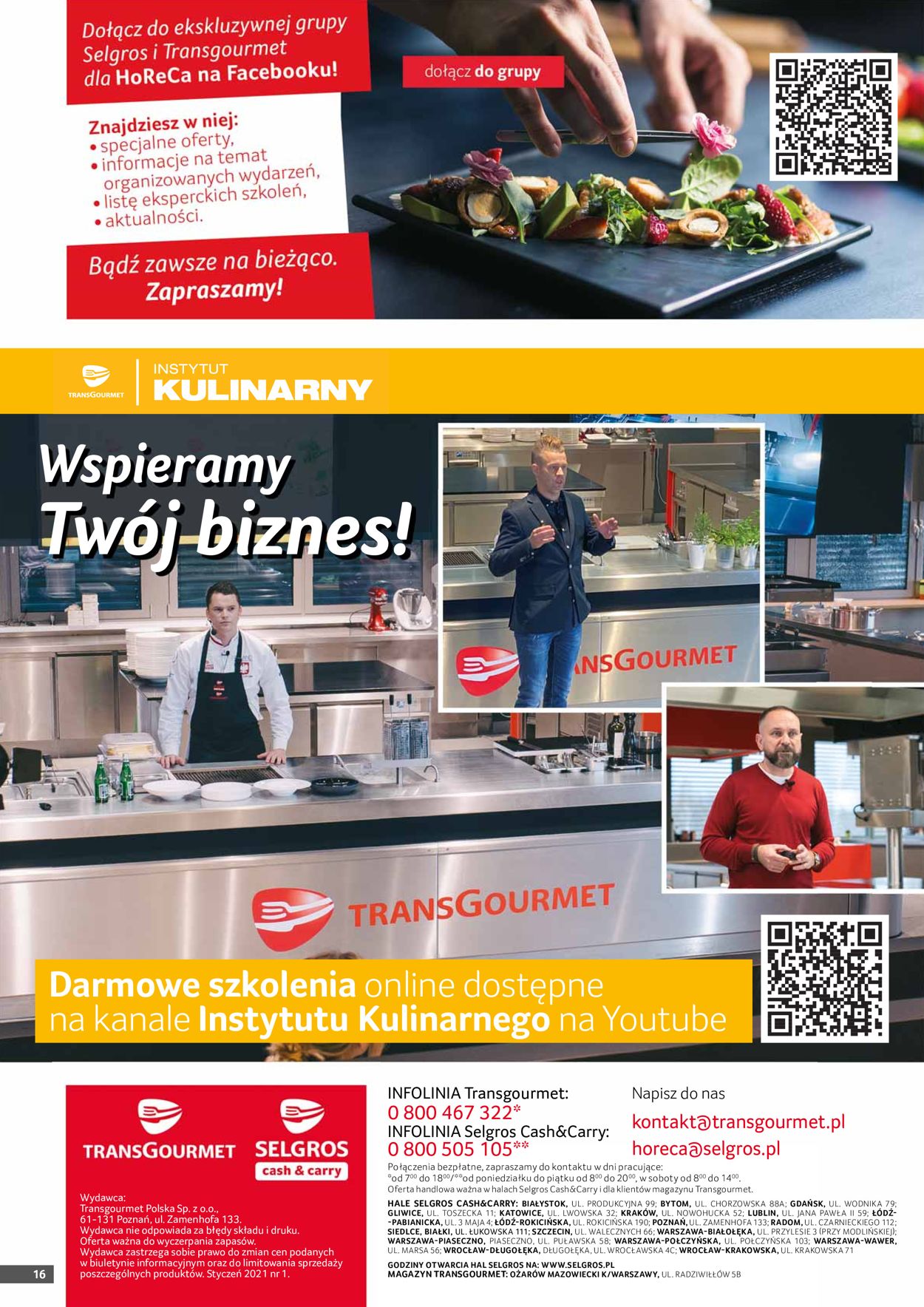 Gazetka promocyjna Selgros Oferta gastronomiczna - 01.01-31.01.2021 (Strona 15)