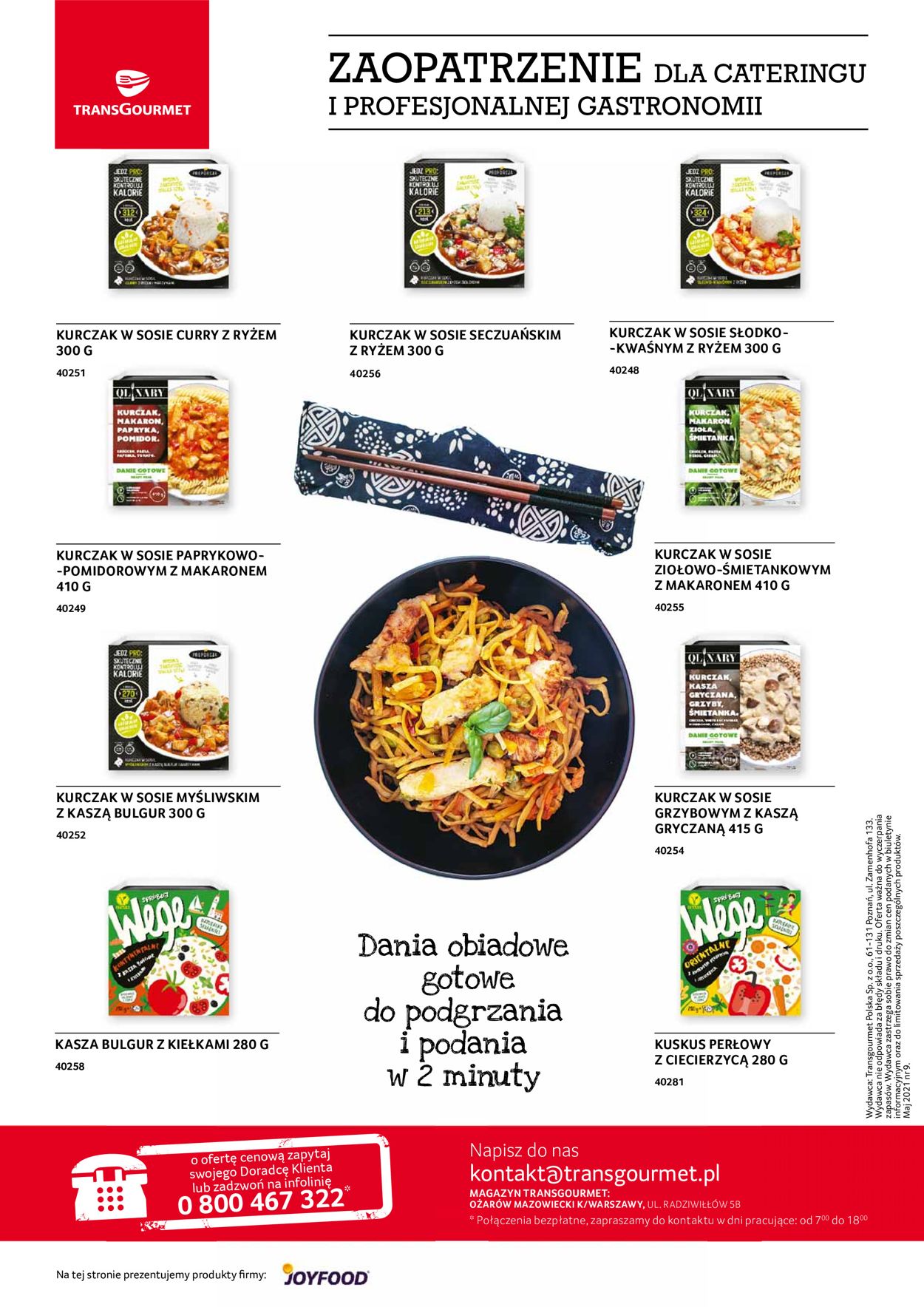 Gazetka promocyjna Selgros Oferta gastronomiczna - 01.05-31.05.2021 (Strona 20)