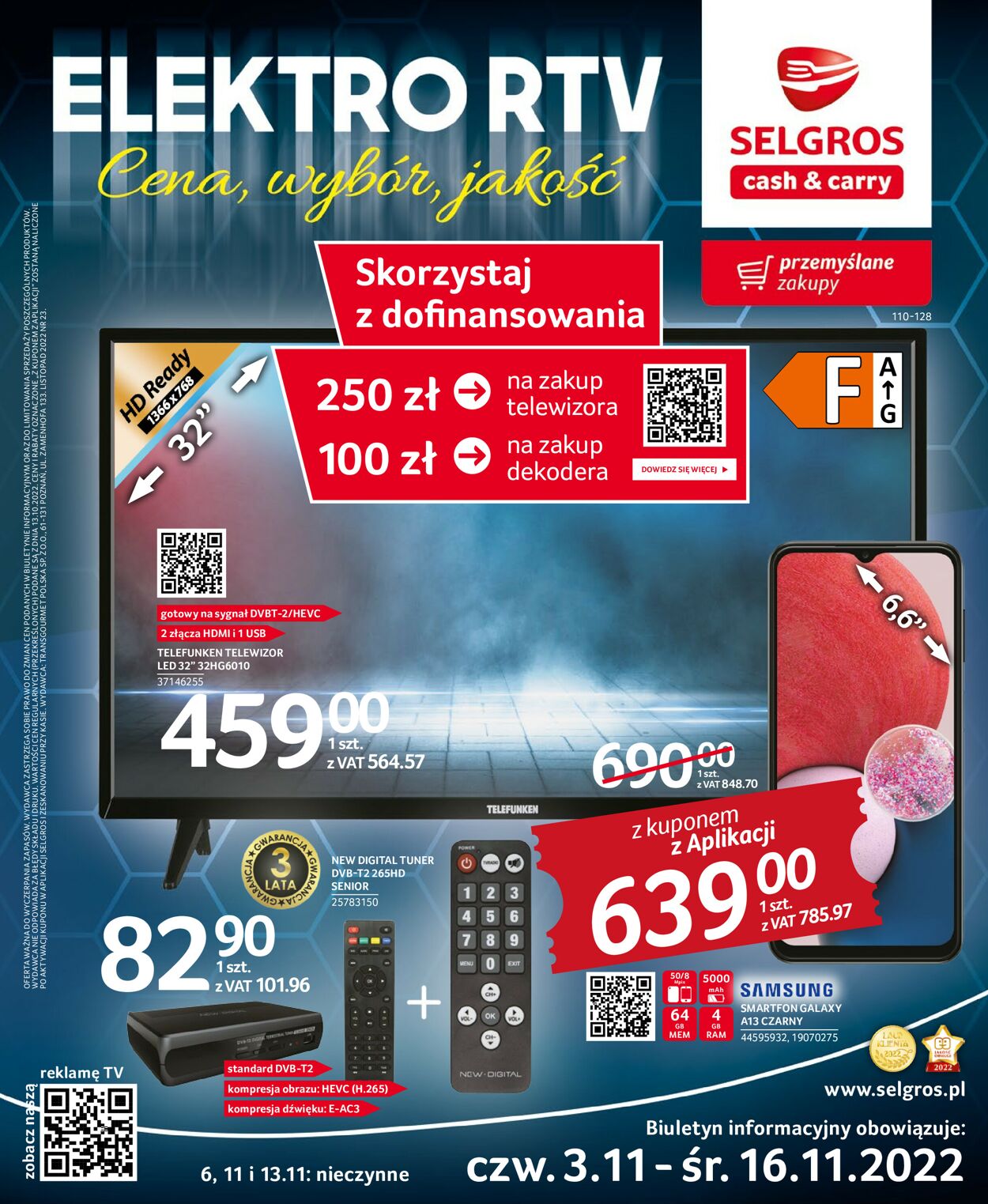 Gazetka promocyjna Selgros - 03.11-16.11.2022