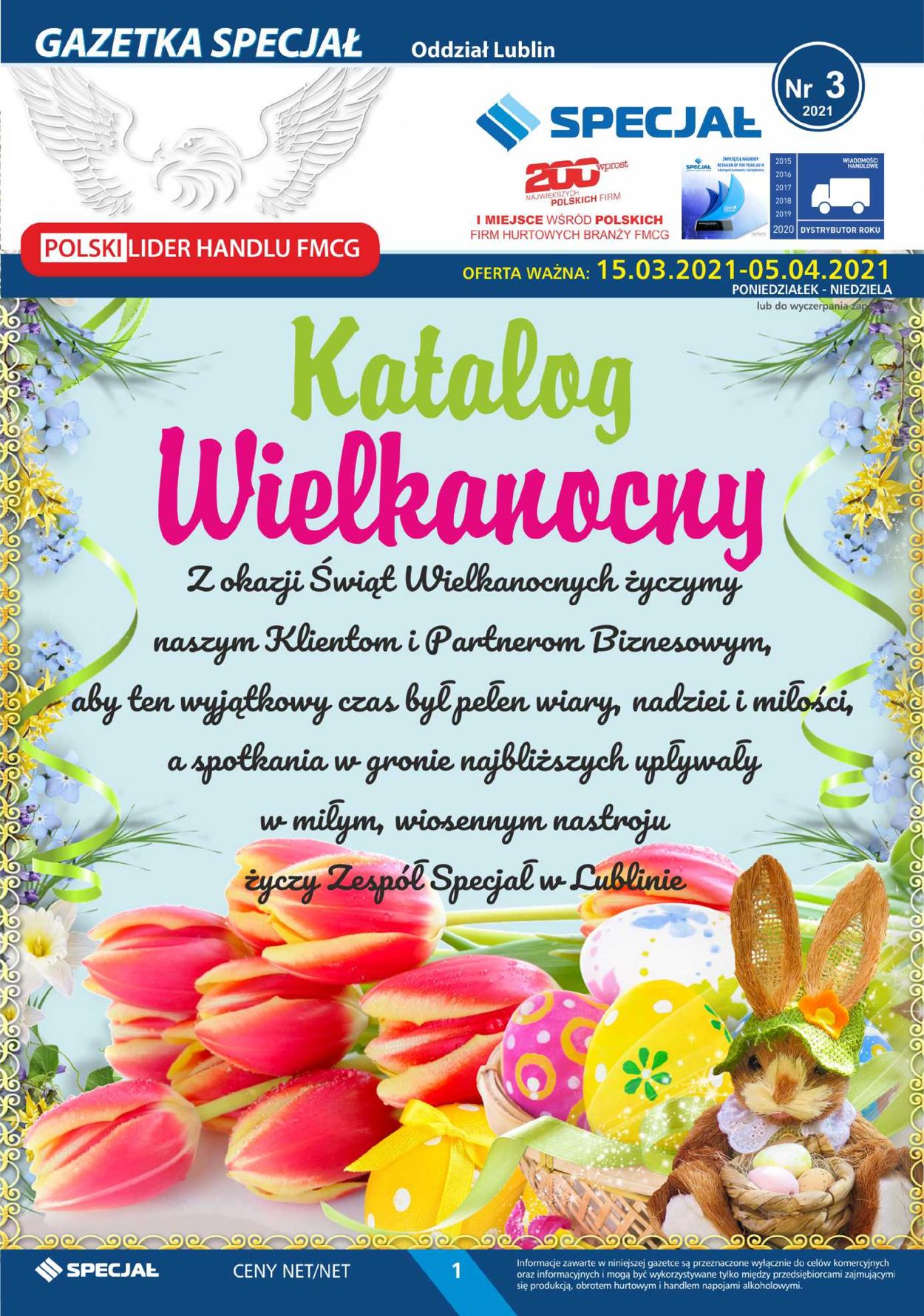 Gazetka promocyjna Specjał Katalog Wielkanocny 2021 - 15.03-05.04.2021
