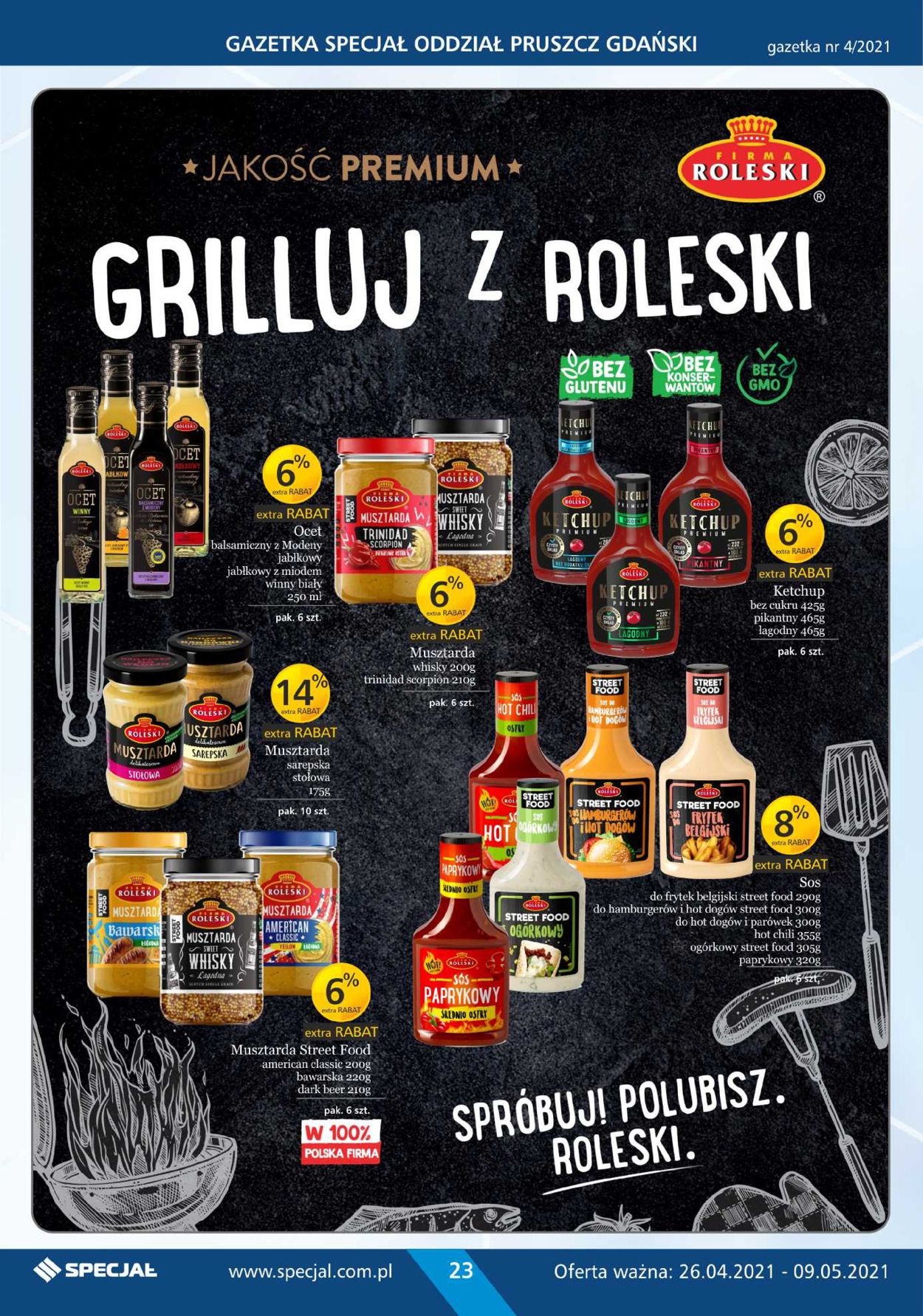Gazetka promocyjna Specjał - Oddział Gdańsk - 26.04-09.05.2021 (Strona 23)