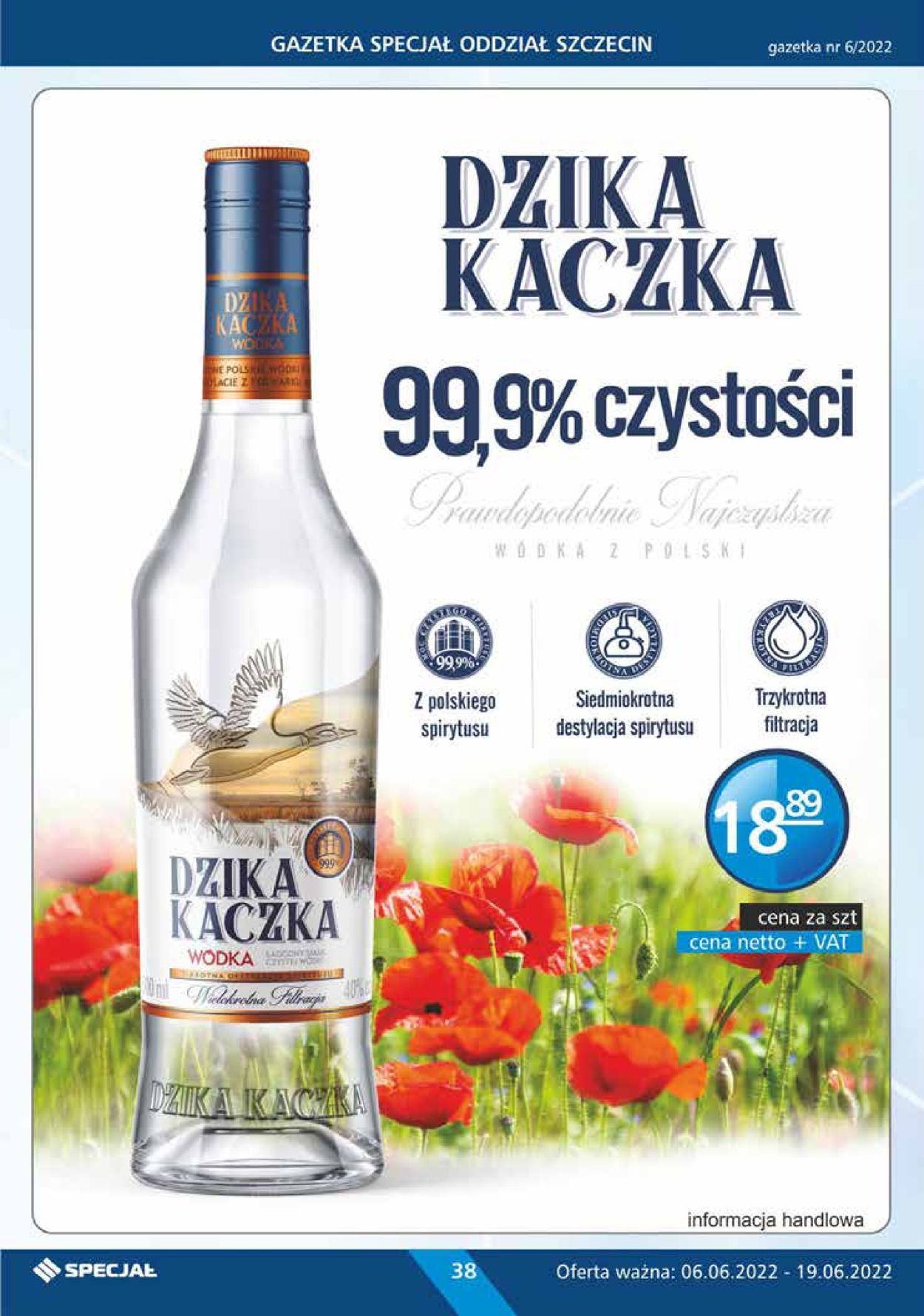 Gazetka promocyjna Specjał - Oddział Szczecin - 06.06-19.06.2022 (Strona 38)