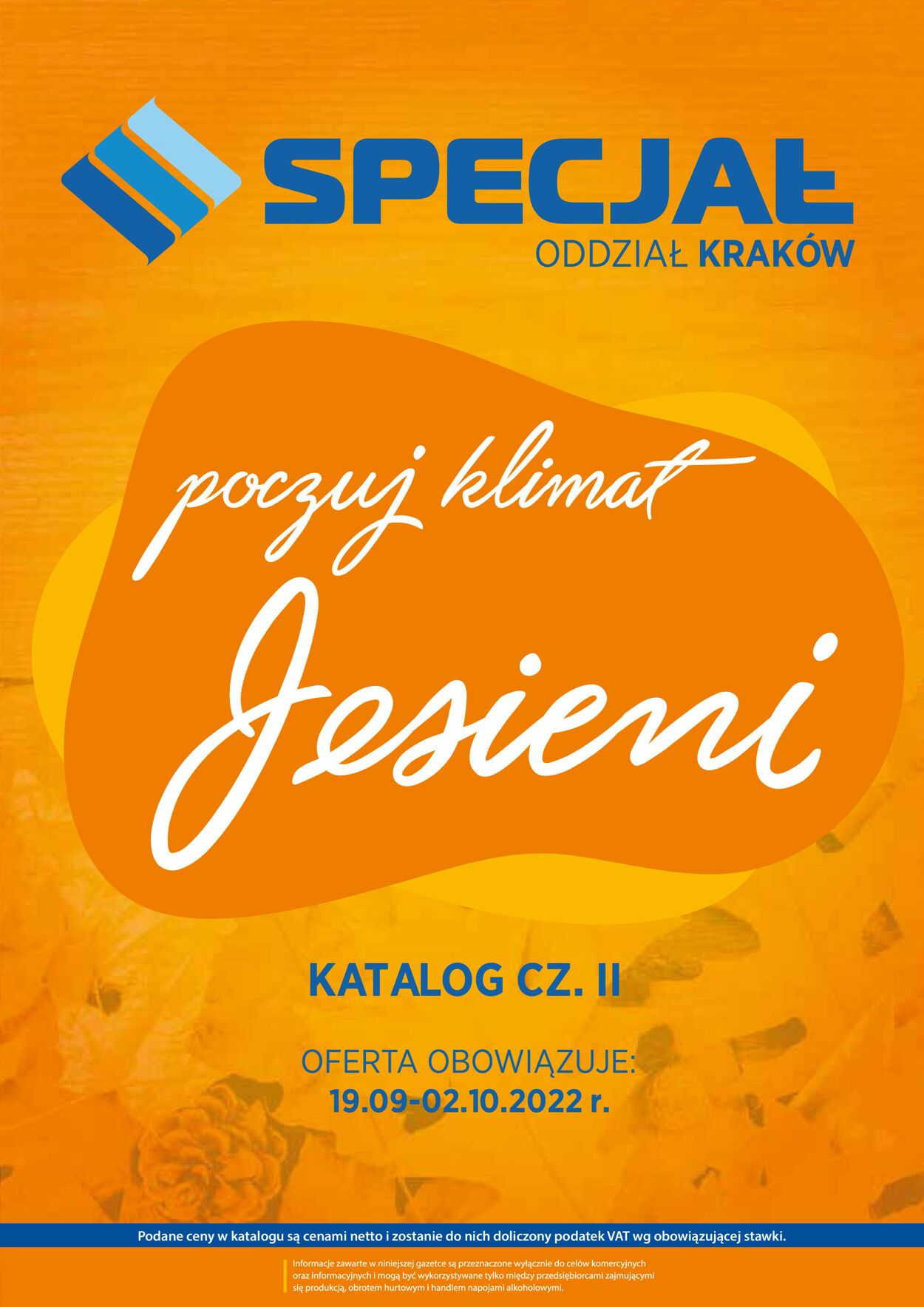 Gazetka promocyjna Specjał - Oddział Kraków - 19.09-02.10.2022