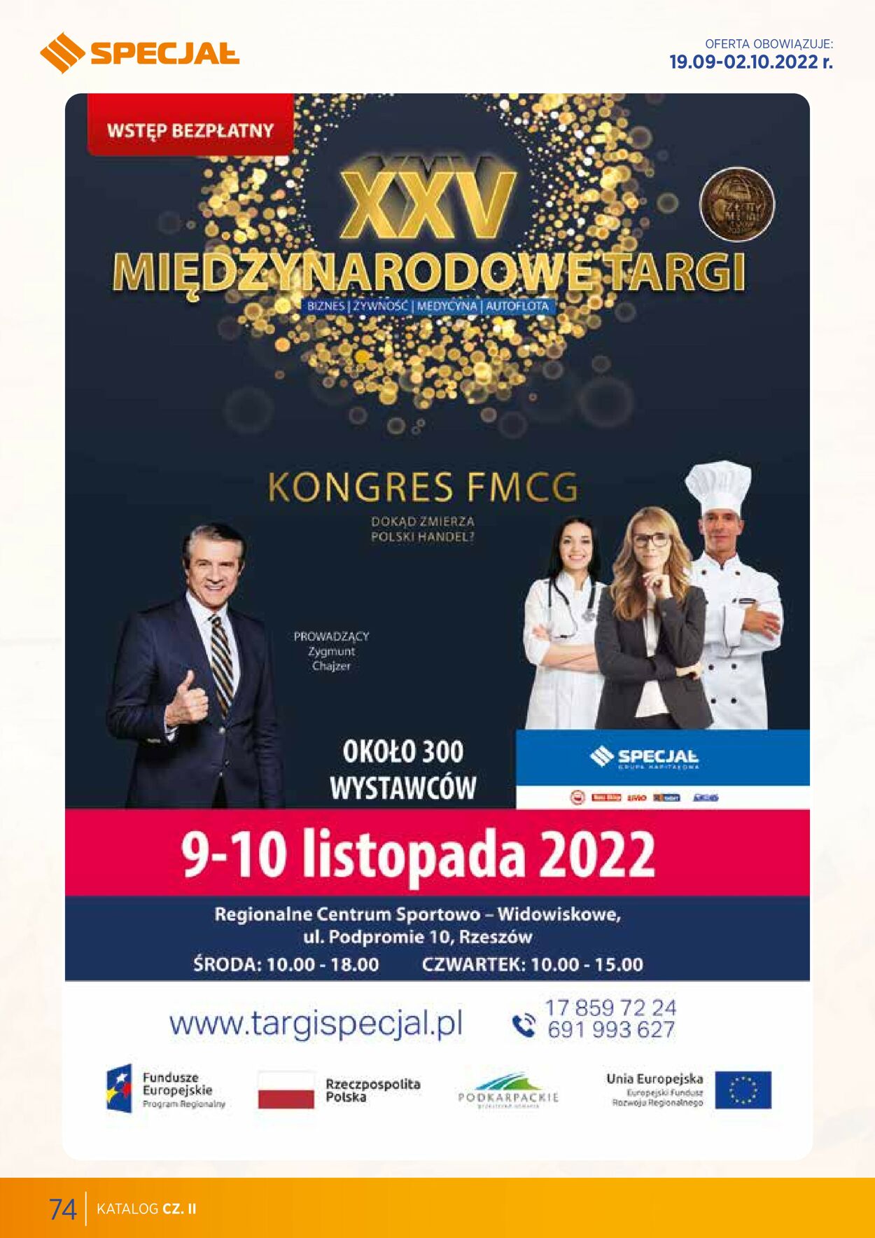 Gazetka promocyjna Specjał - Oddział Kraków - 19.09-02.10.2022 (Strona 74)
