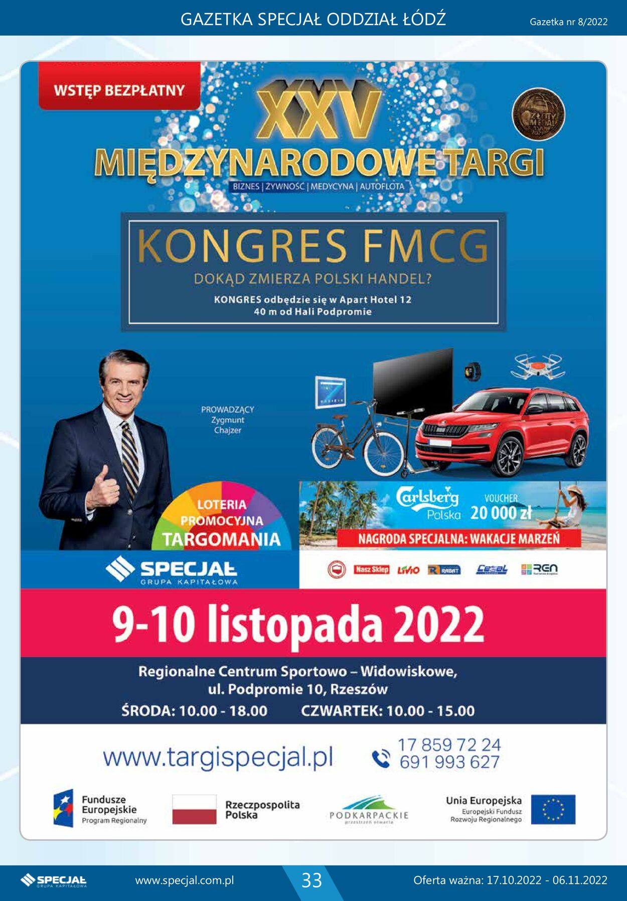 Gazetka promocyjna Specjał - Oddział Łódź - 17.10-06.11.2022 (Strona 33)
