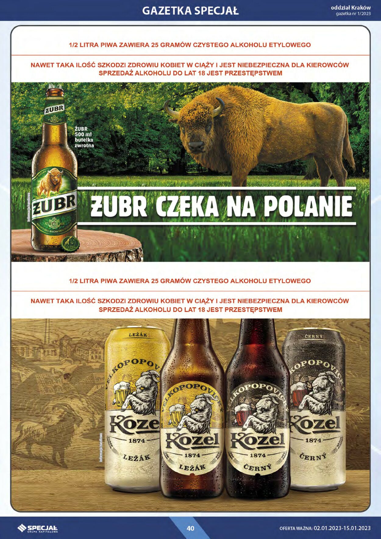 Gazetka promocyjna Specjał - Oddział Kraków - 02.01-15.01.2023 (Strona 40)