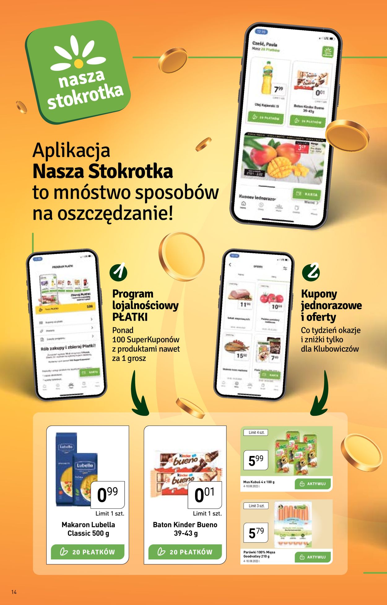 Gazetka promocyjna Stokrotka - 04.08-10.08.2022 (Strona 14)