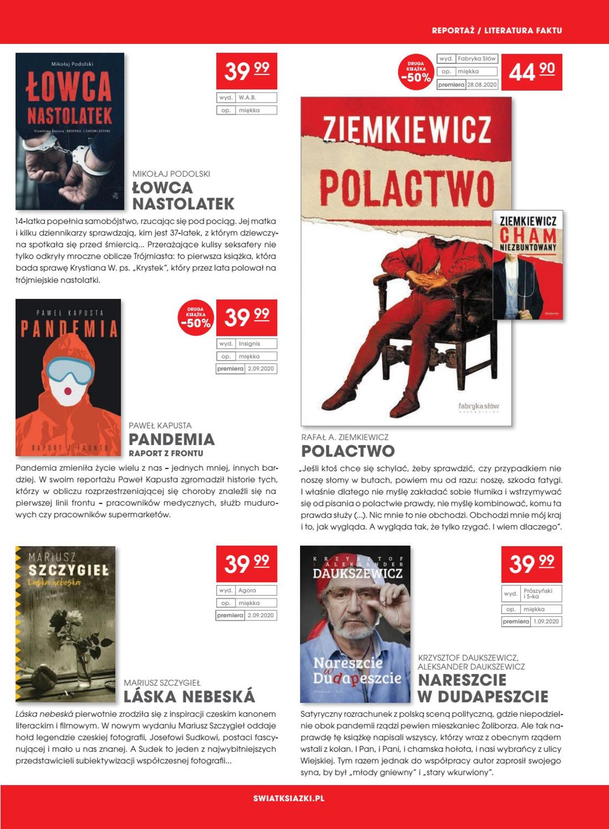 Gazetka promocyjna Świat Książki - 07.08-15.09.2020 (Strona 19)