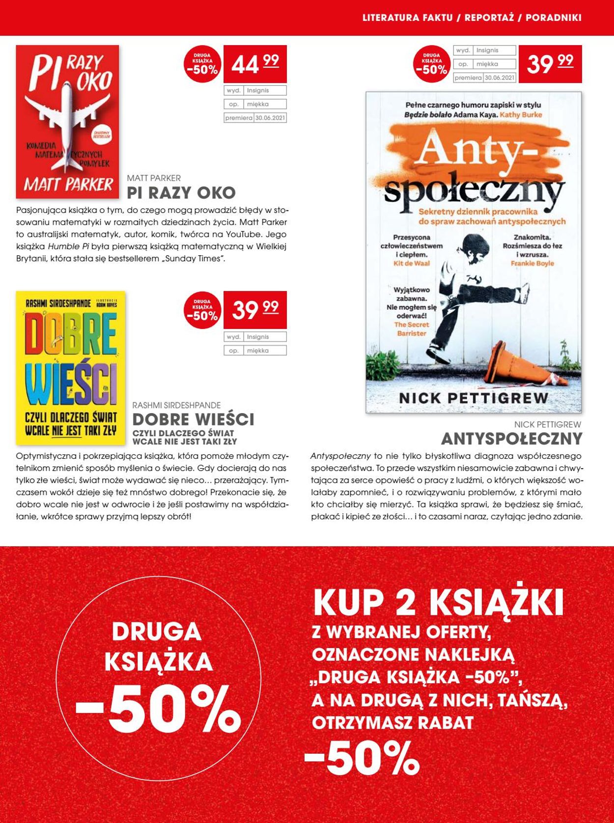 Gazetka promocyjna Świat Książki - 14.06-13.07.2021 (Strona 21)