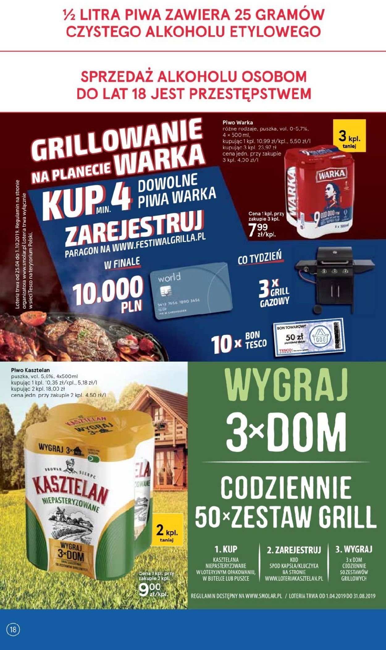 Gazetka promocyjna TESCO - 06.06-12.06.2019 (Strona 18)