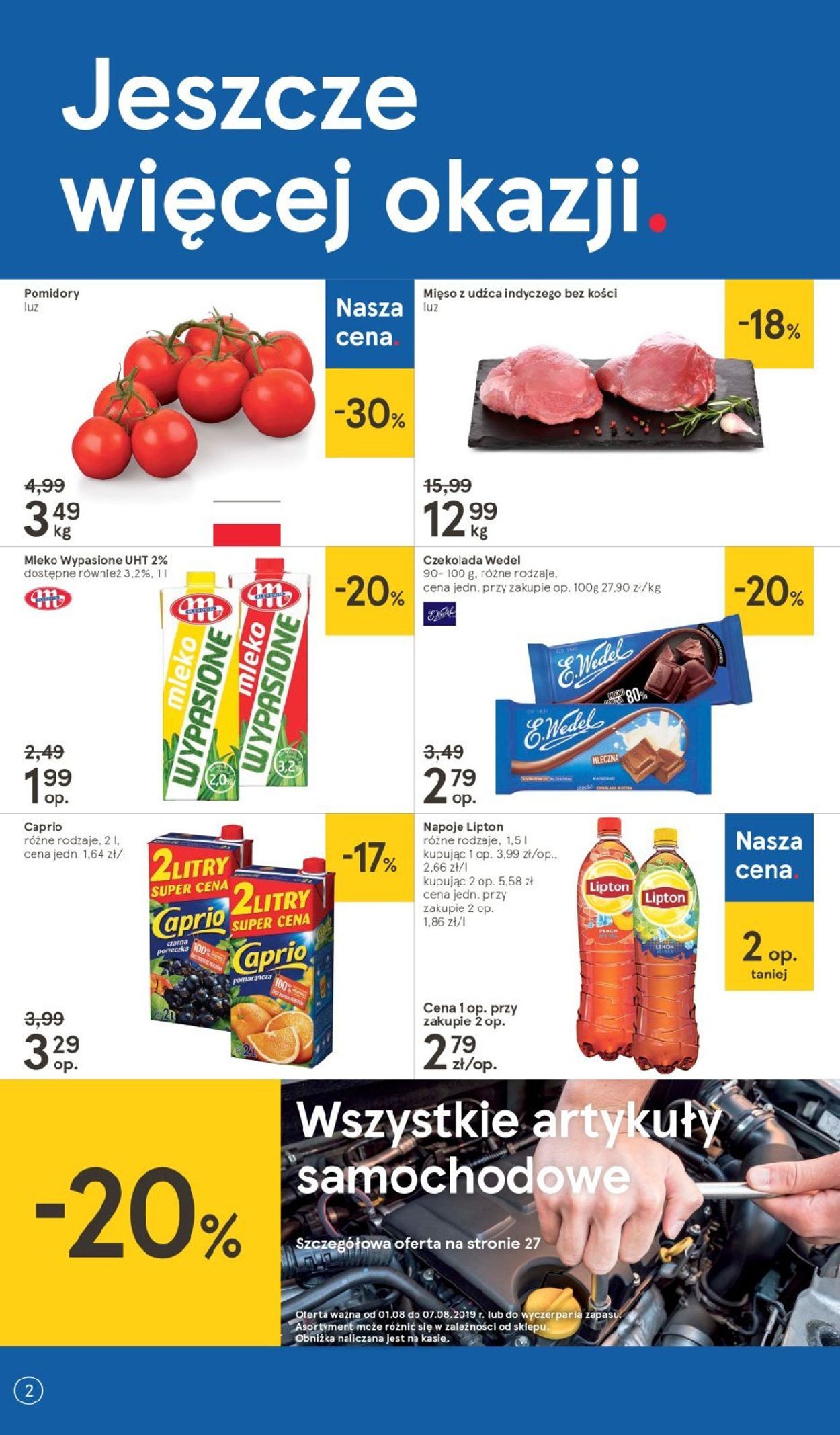 Gazetka promocyjna TESCO - 01.08-07.08.2019 (Strona 2)