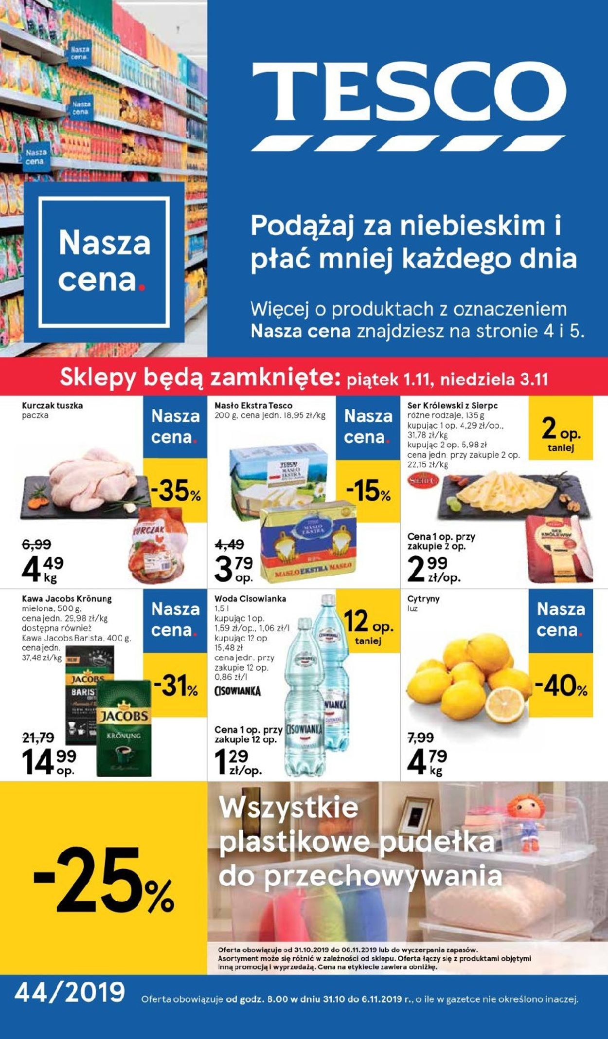 Gazetka promocyjna TESCO - 31.10-06.11.2019