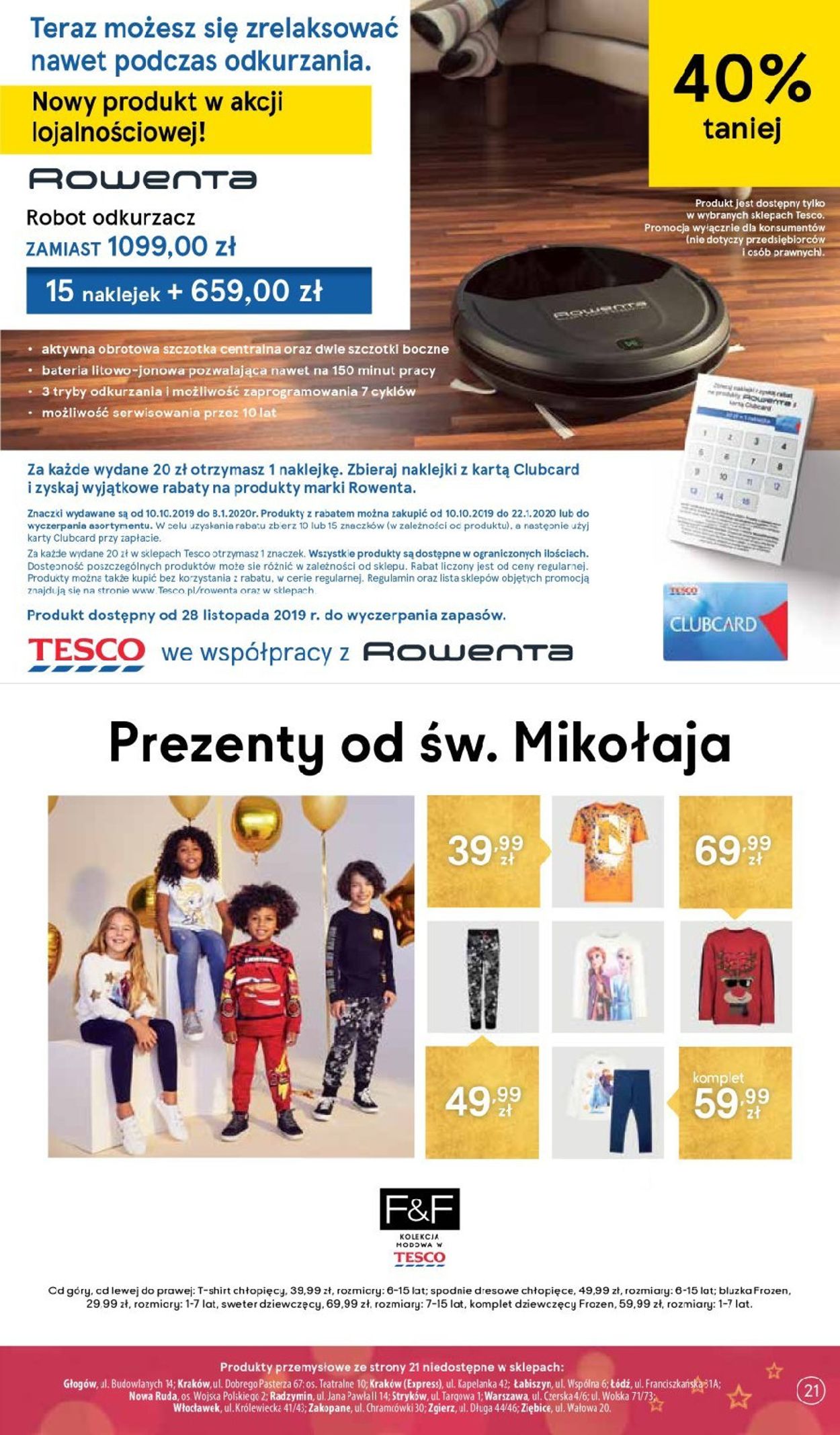 Gazetka promocyjna TESCO - Gazetka Świąteczna 2019 - 05.12-11.12.2019 (Strona 21)