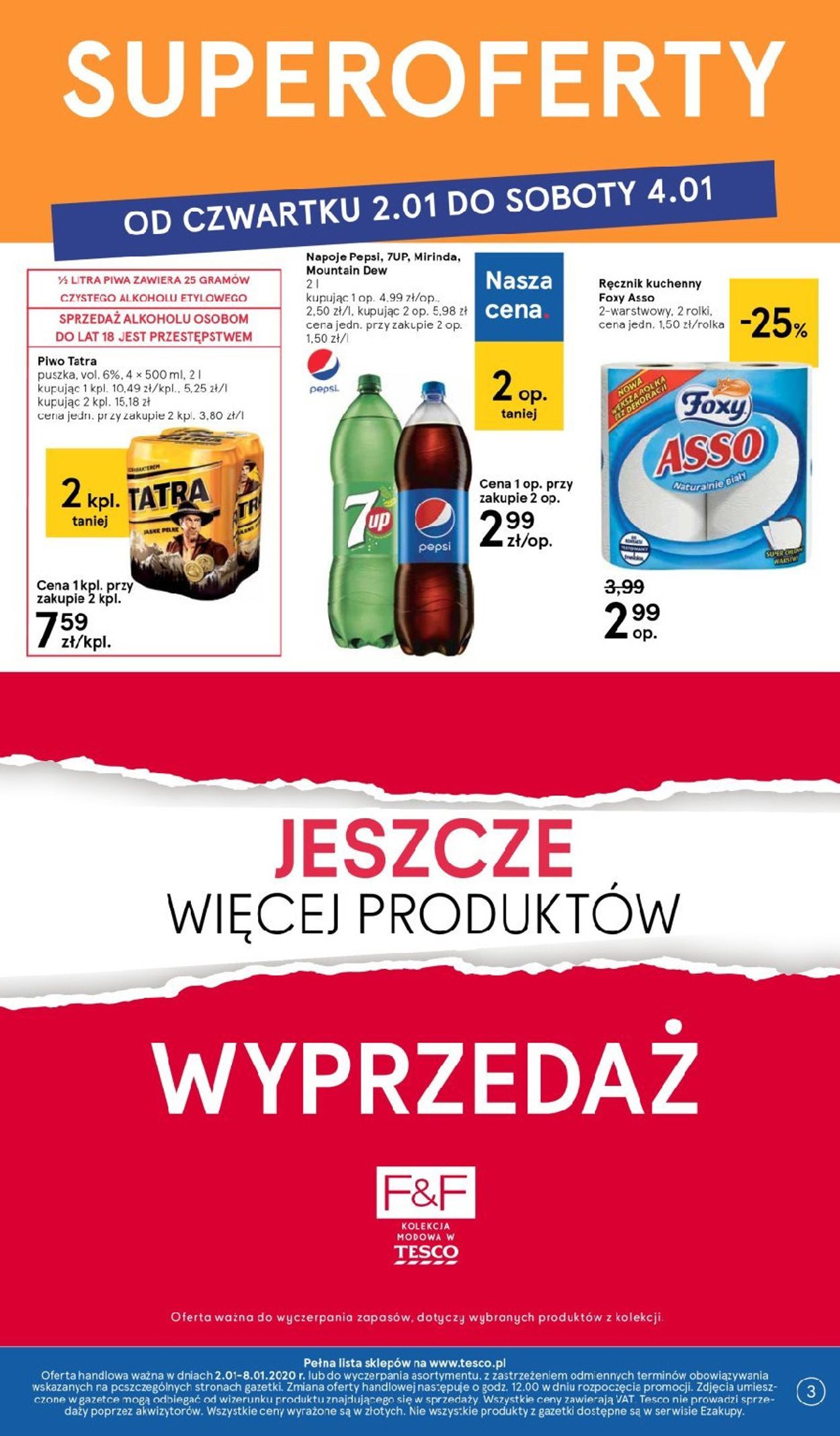 Gazetka promocyjna TESCO - 02.01-08.01.2020 (Strona 3)