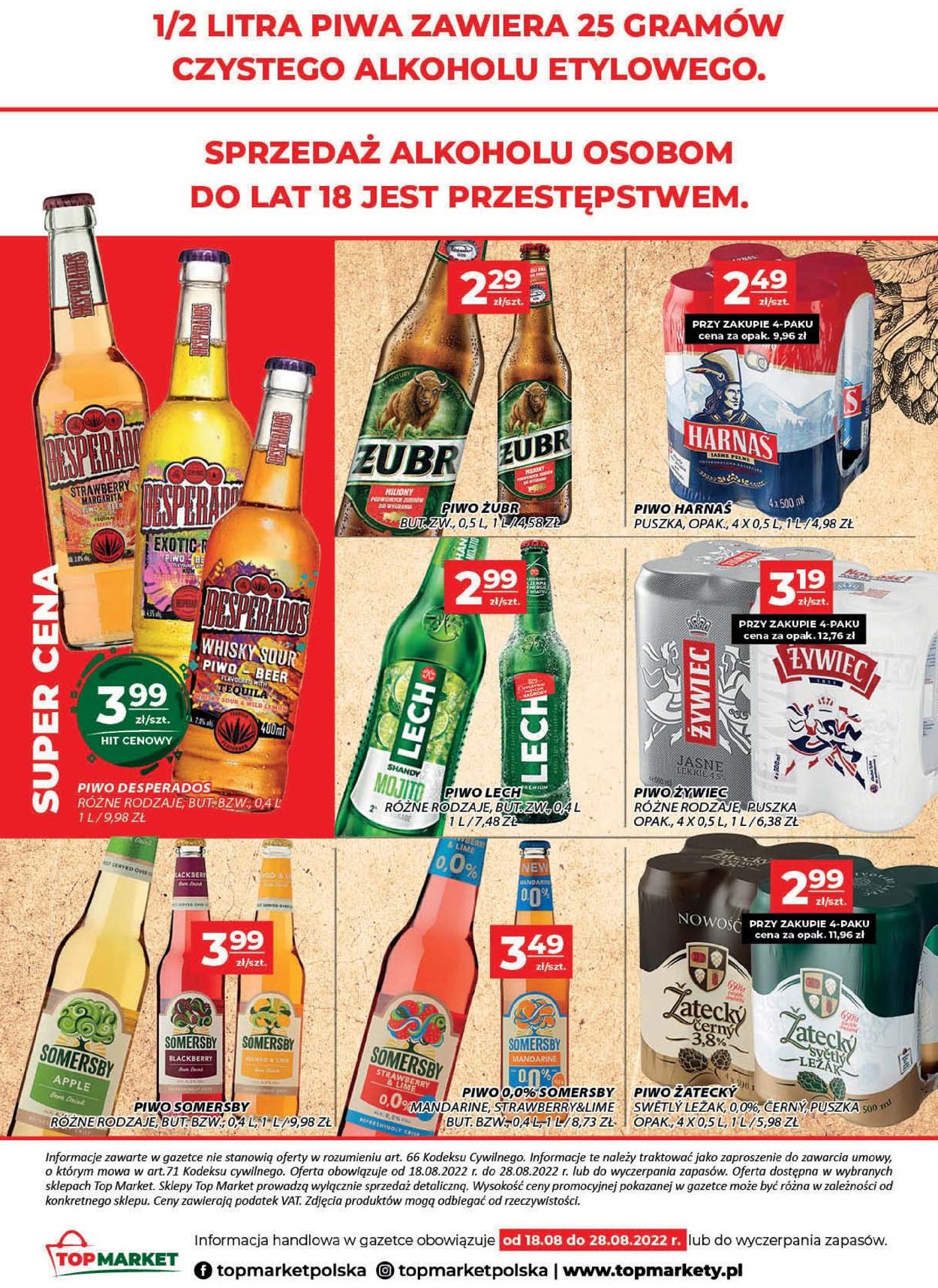 Gazetka promocyjna Top Market - 18.08-28.08.2022 (Strona 8)