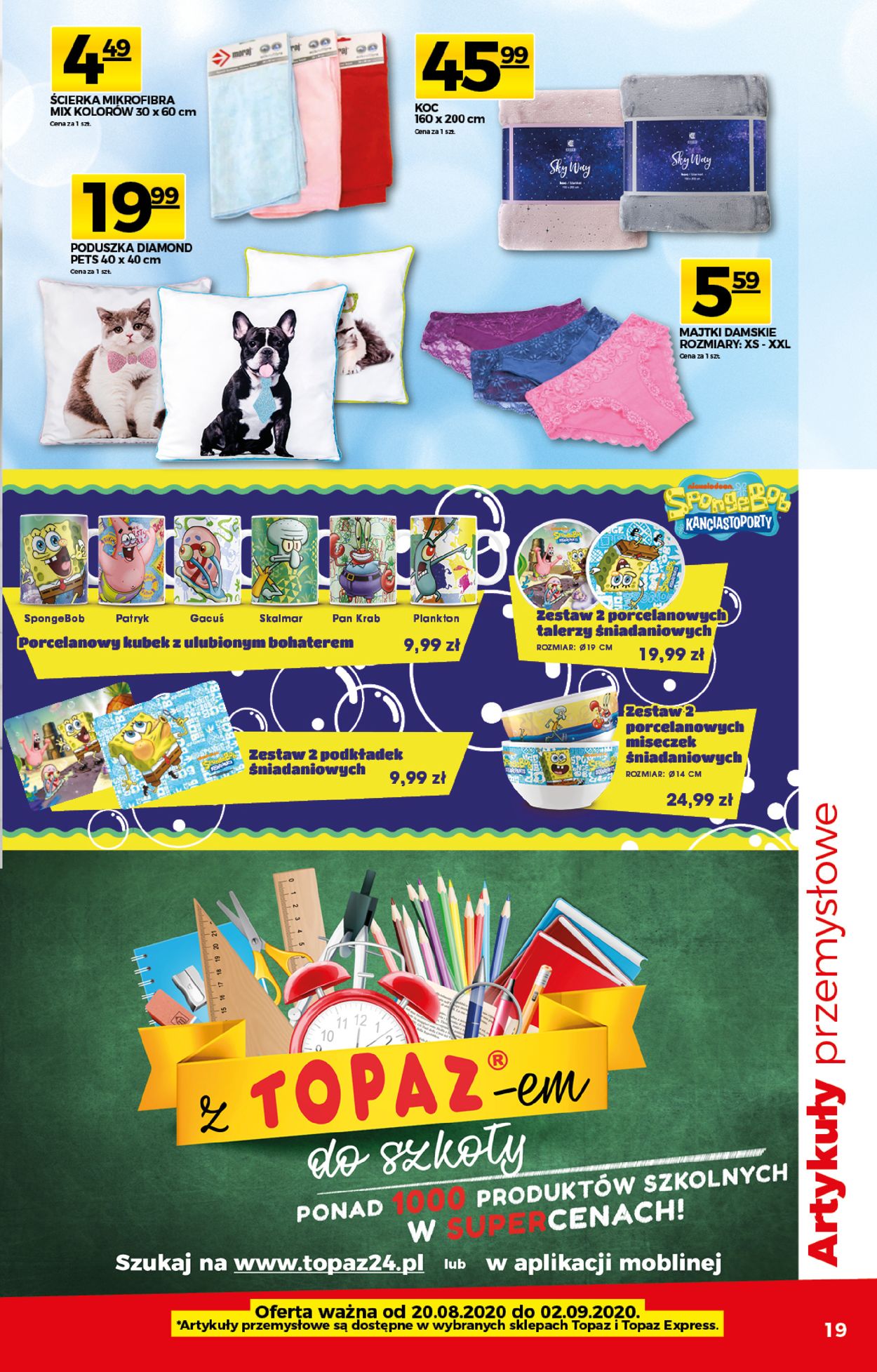 Gazetka promocyjna Topaz - 20.08-26.08.2020 (Strona 19)