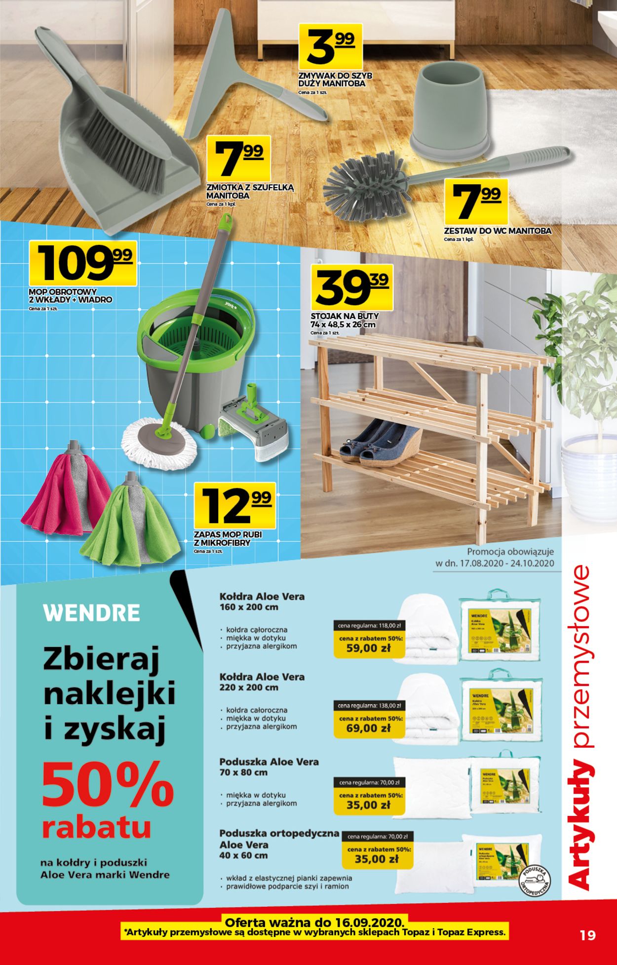 Gazetka promocyjna Topaz - 10.09-16.09.2020 (Strona 19)