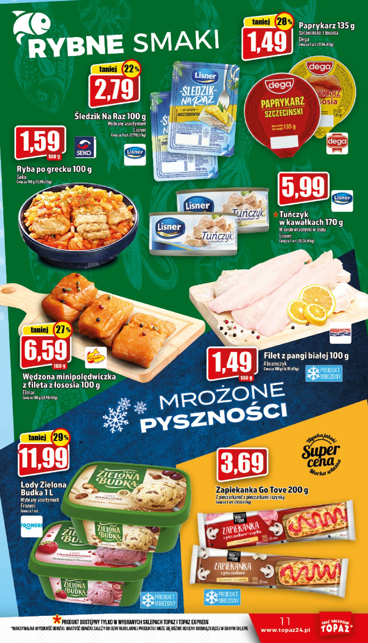 Gazetka promocyjna Topaz - 06.10-12.10.2022 (Strona 11)