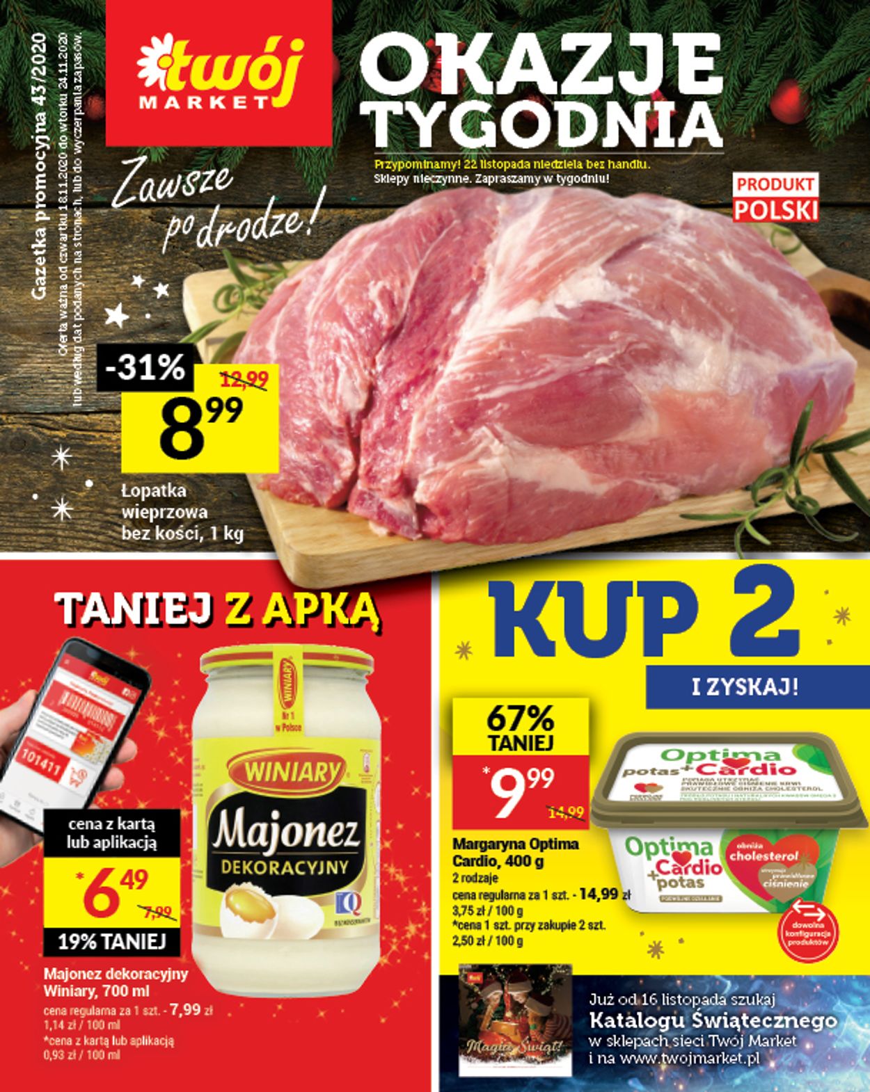 Gazetka promocyjna Twój Market - 18.11-24.11.2020