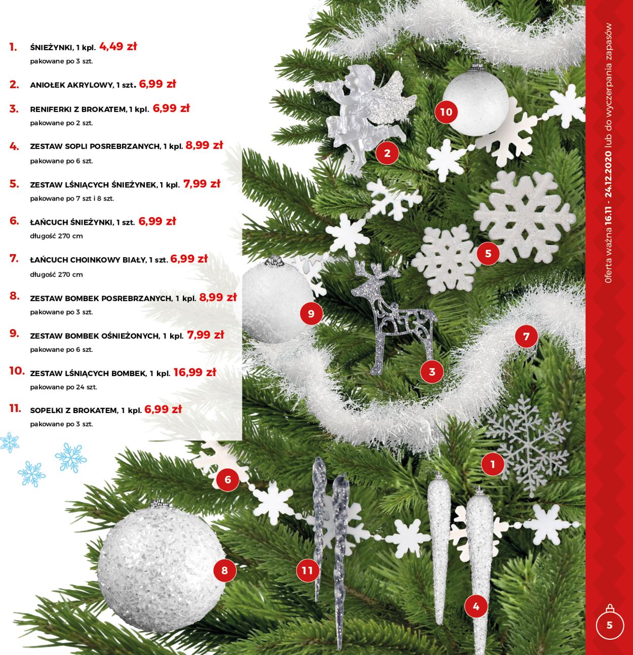 Gazetka promocyjna Twój Market Gazetka Świąteczna 2020 - 16.11-24.12.2020 (Strona 5)