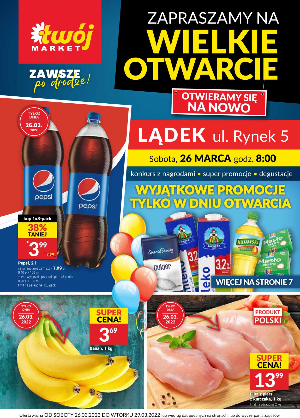 Gazetka promocyjna Twój Market - 26.03-29.03.2022