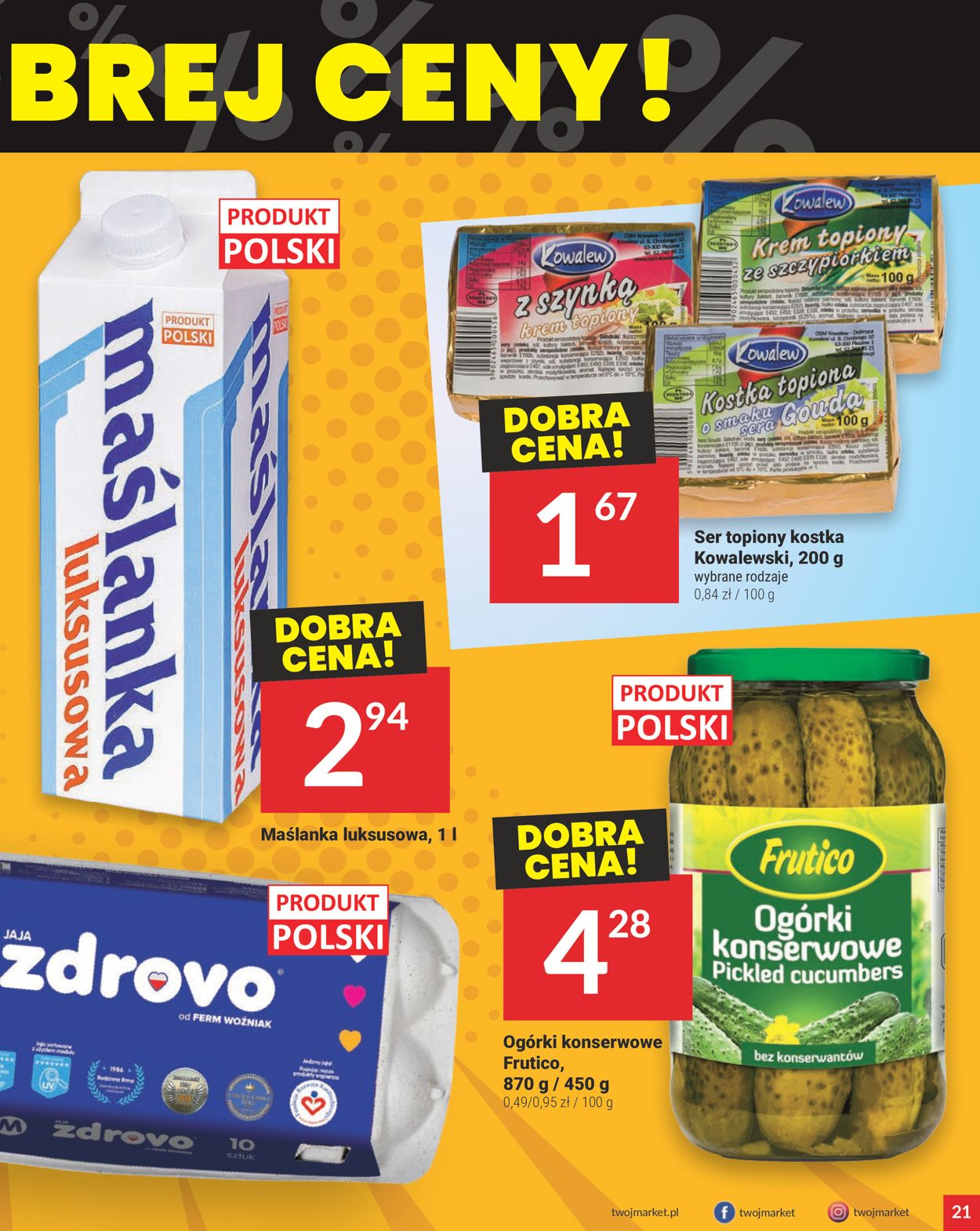 Gazetka promocyjna Twój Market - 24.08-30.08.2022 (Strona 21)