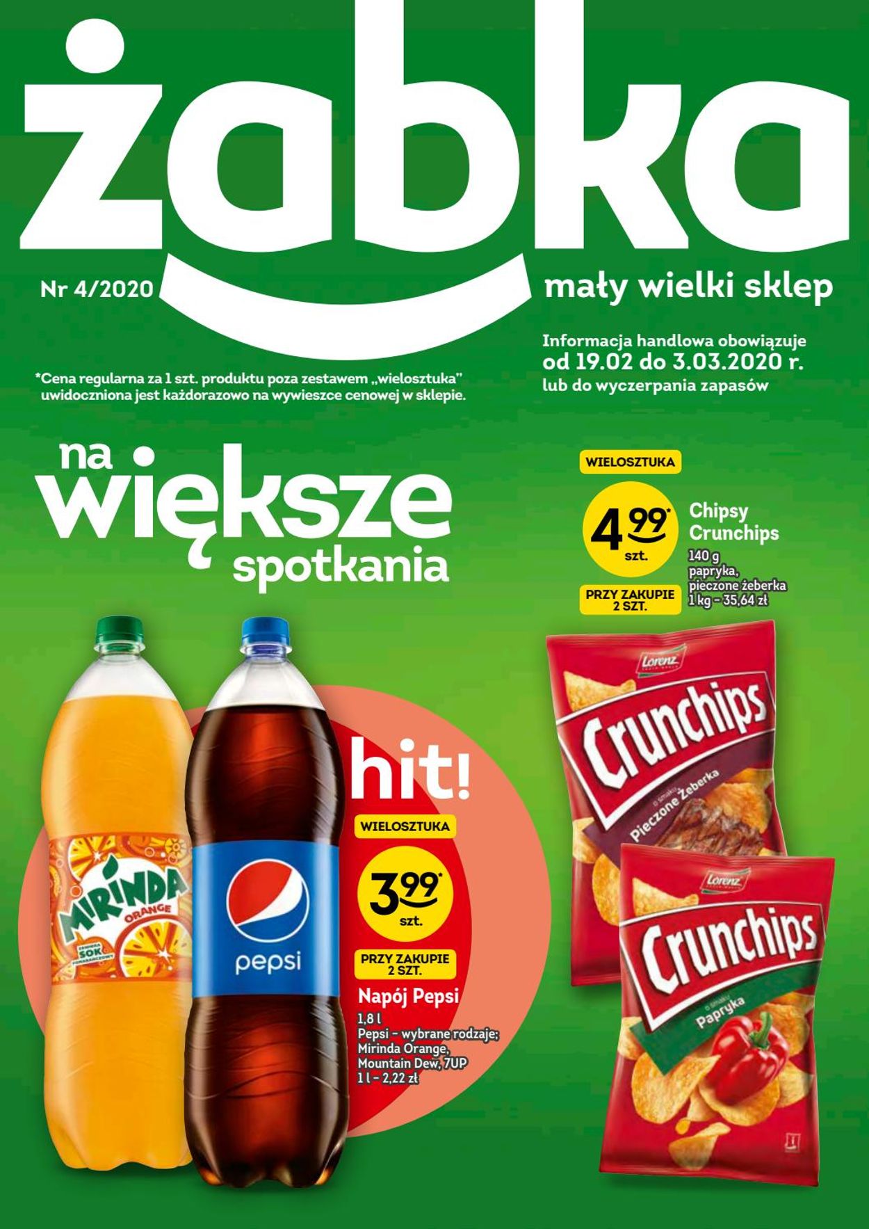 Gazetka promocyjna Żabka - 19.02-03.03.2020