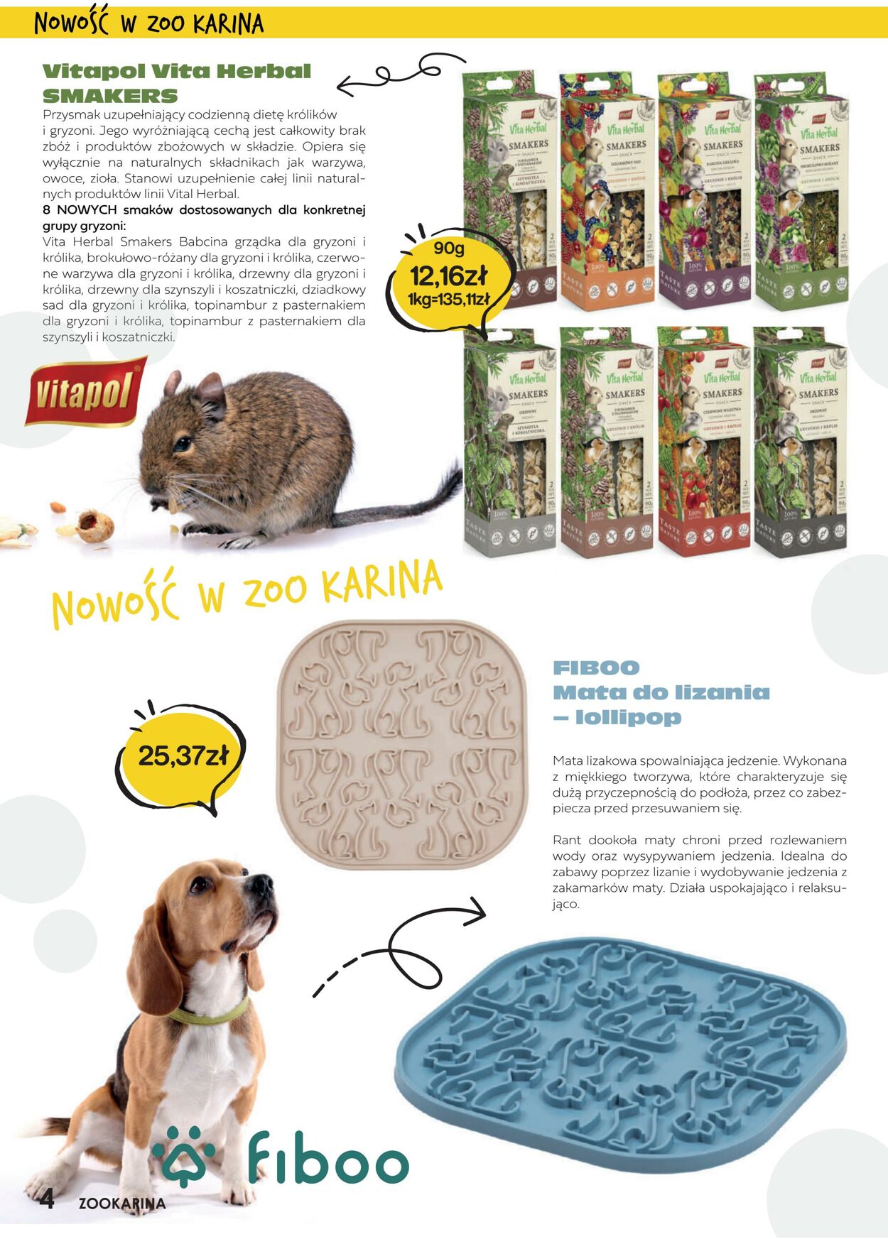 Gazetka promocyjna ZOO Karina - 01.09-30.09.2022 (Strona 4)