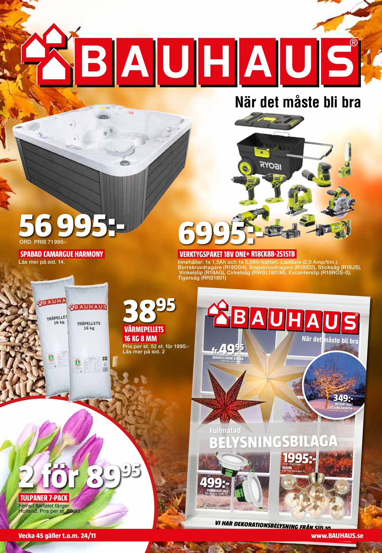 Bauhaus - Reklamblad - 08/11-08/12-2021