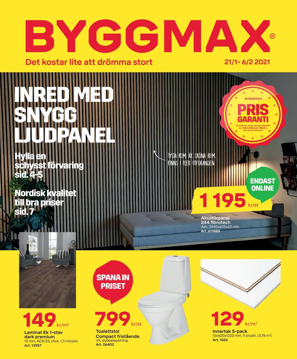 ByggMax - Reklamblad - 21/01-06/02-2022