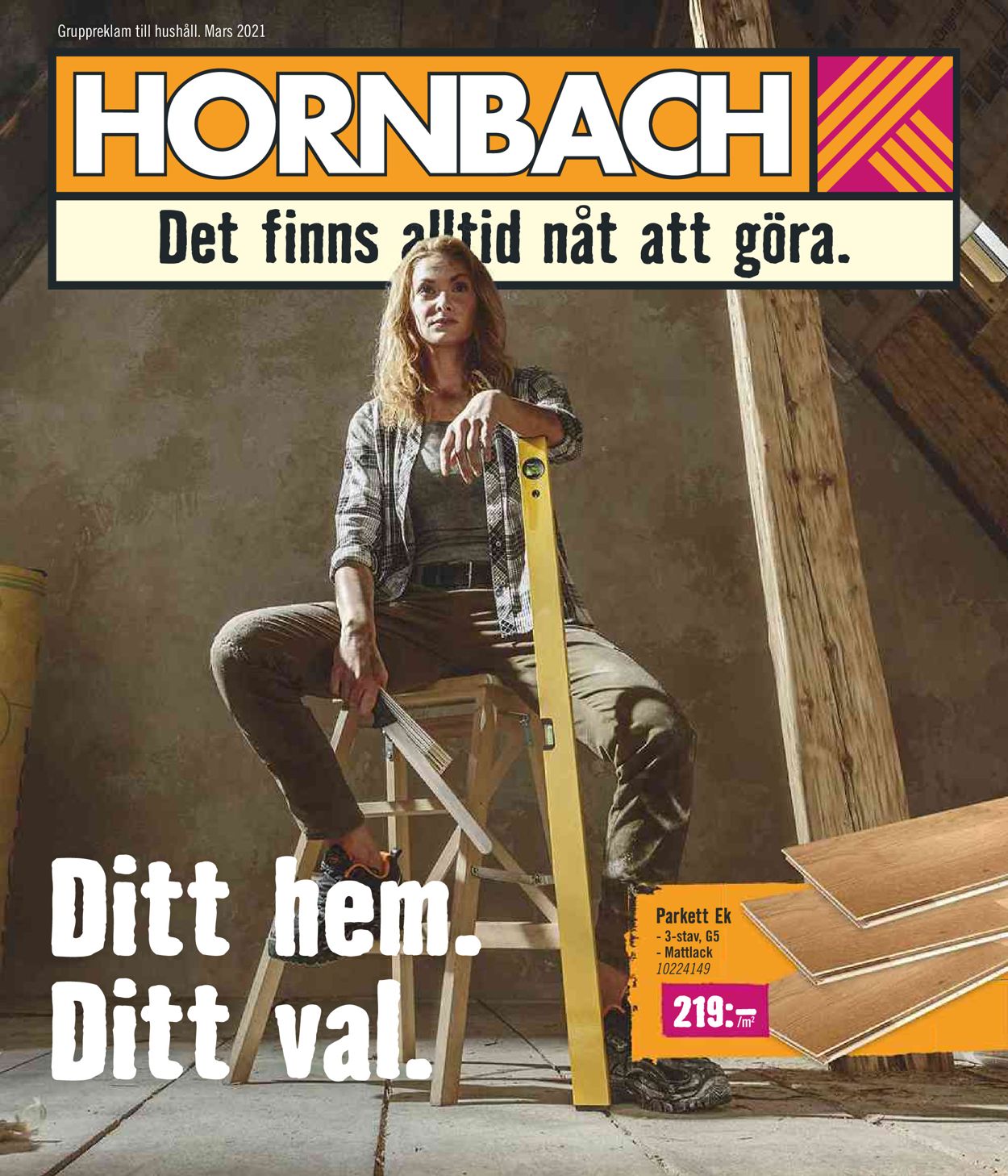 Hornbach - Reklamblad - 01/03-31/03-2021