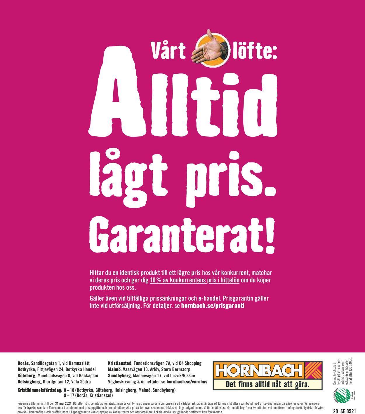 Hornbach - Reklamblad - 01/05-31/05-2021 (Sida 20)