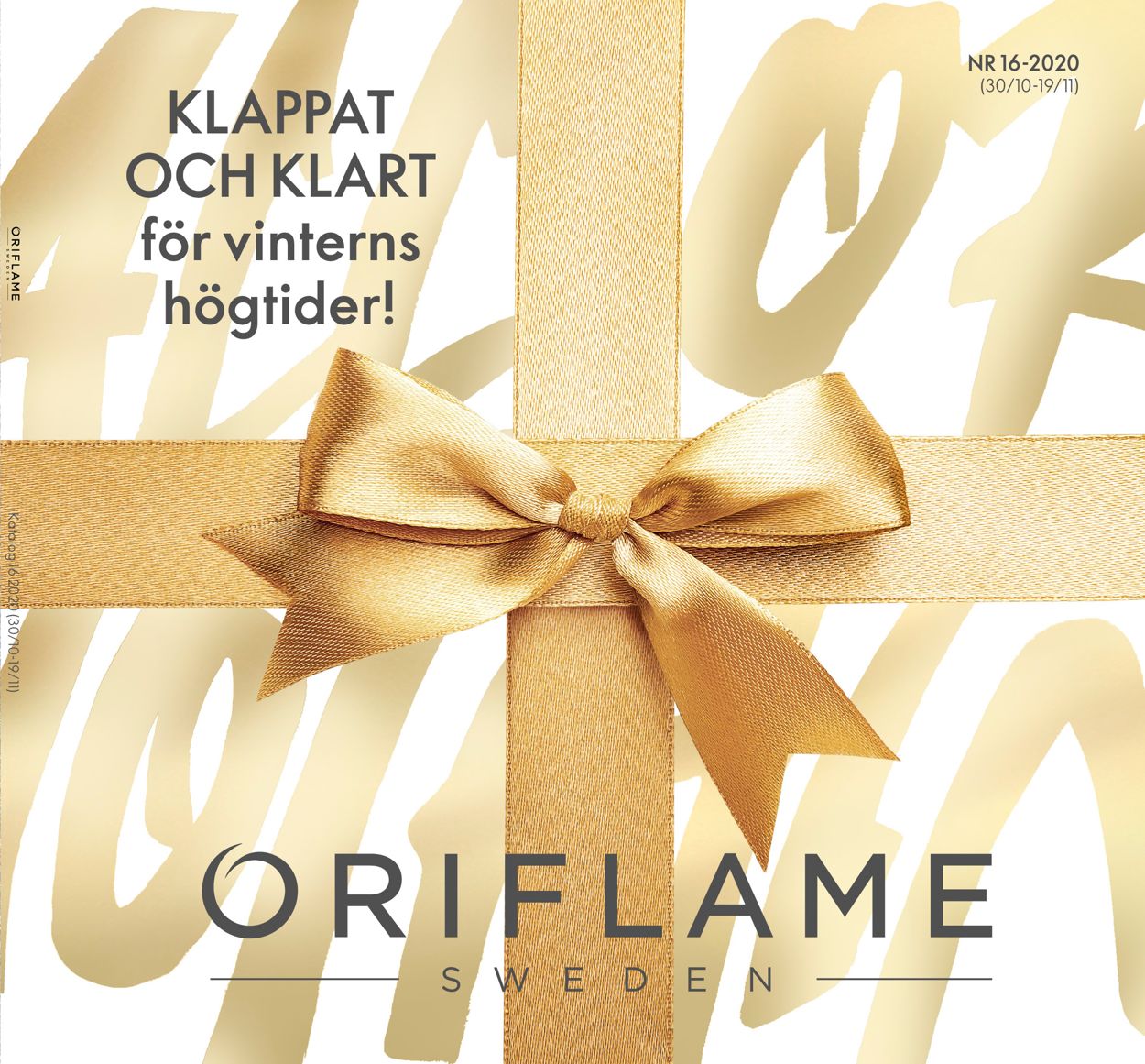 Oriflame - Reklamblad - 29/10-19/11-2020