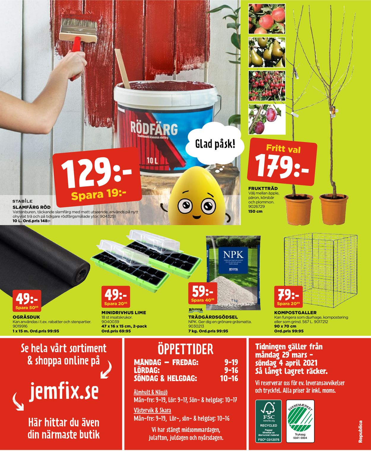 Jem & Fix - Reklamblad - 29/03-04/04-2021 (Sida 24)