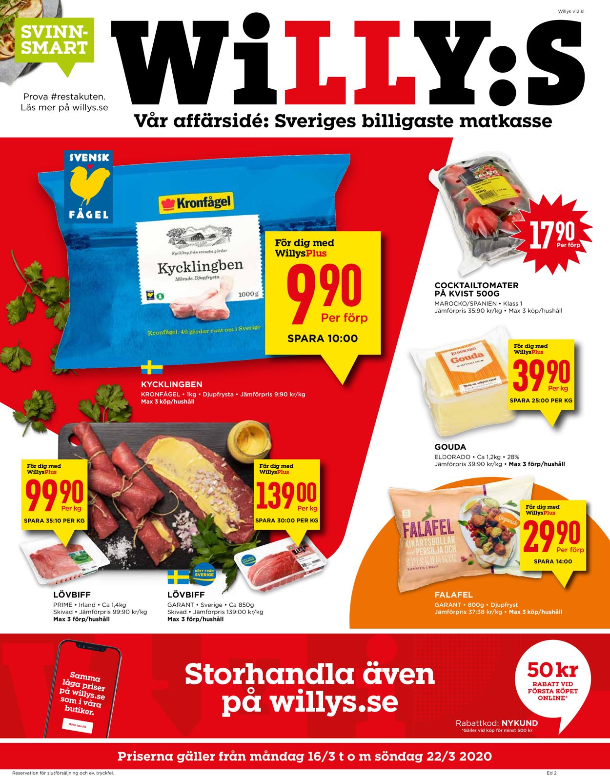 WiLLY:S - Reklamblad - 16/03-22/03-2020