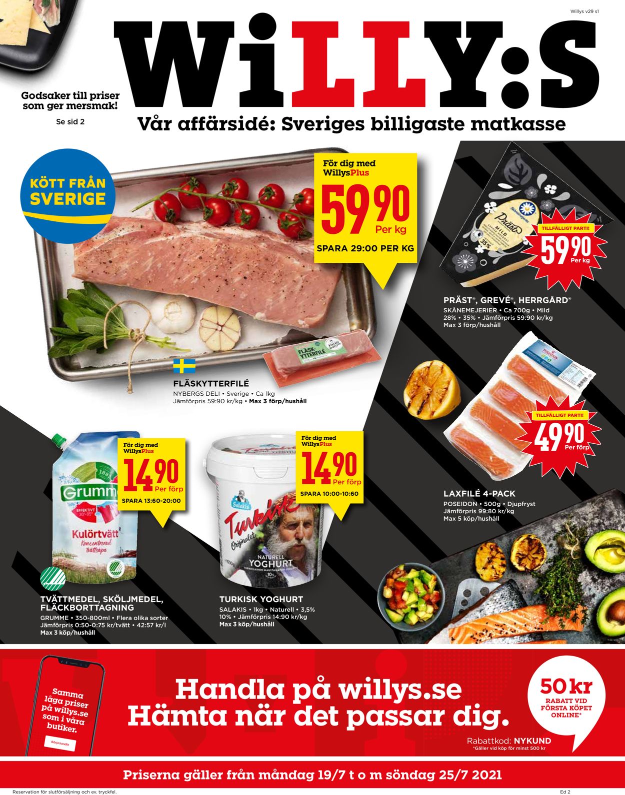 WiLLY:S - Reklamblad - 19/07-25/07-2021