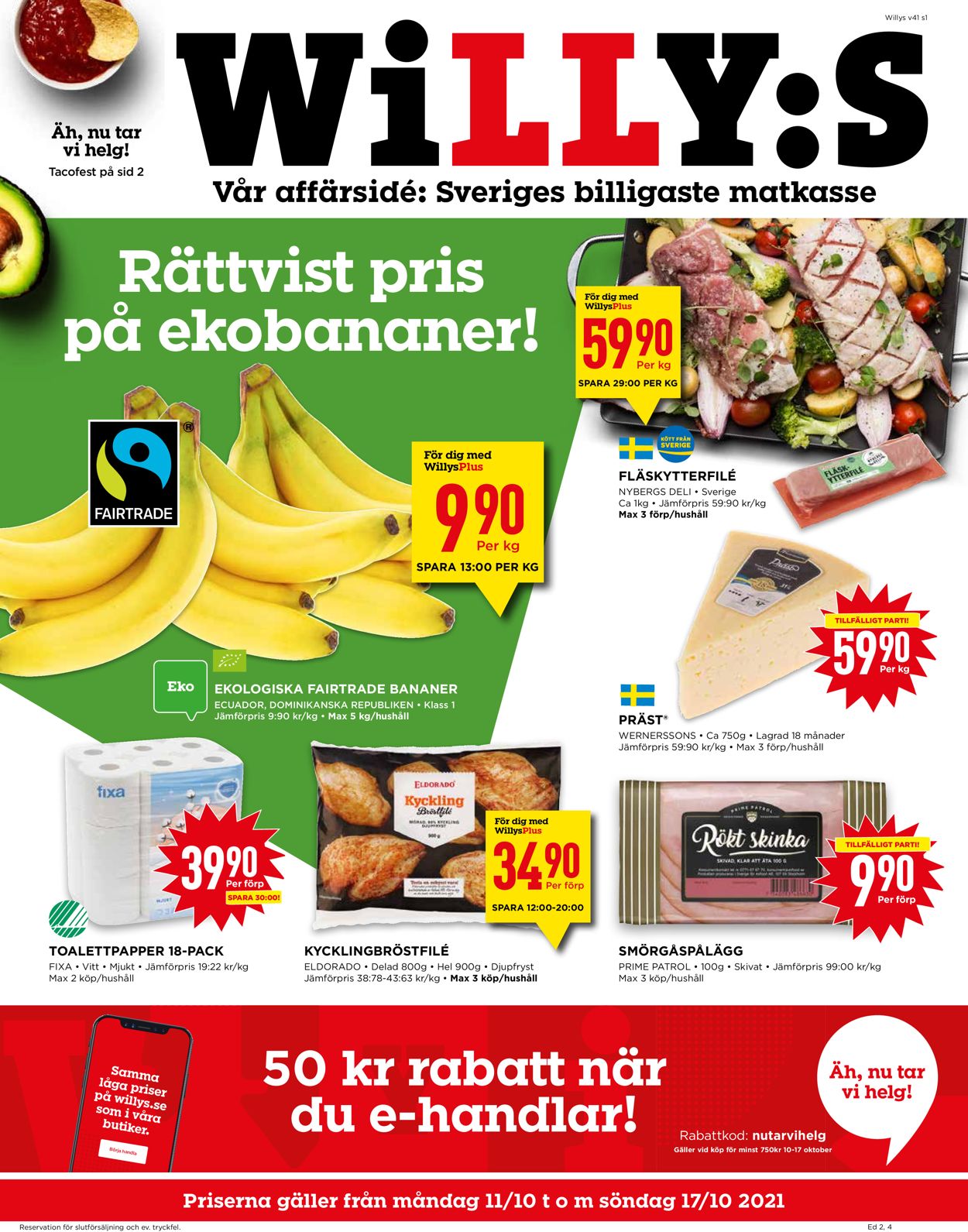 WiLLY:S - Reklamblad - 11/10-17/10-2021