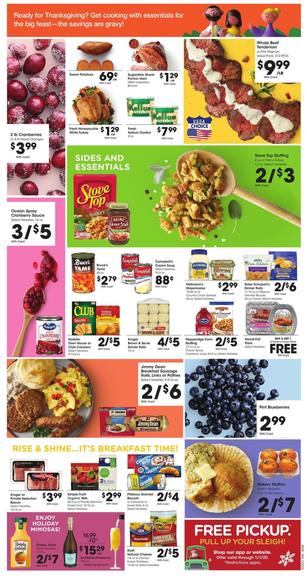 Kroger - Thanksgiving Ad 2019 Weekly Ad Circular - valid 11/20-11/28/2019 (Page 4)