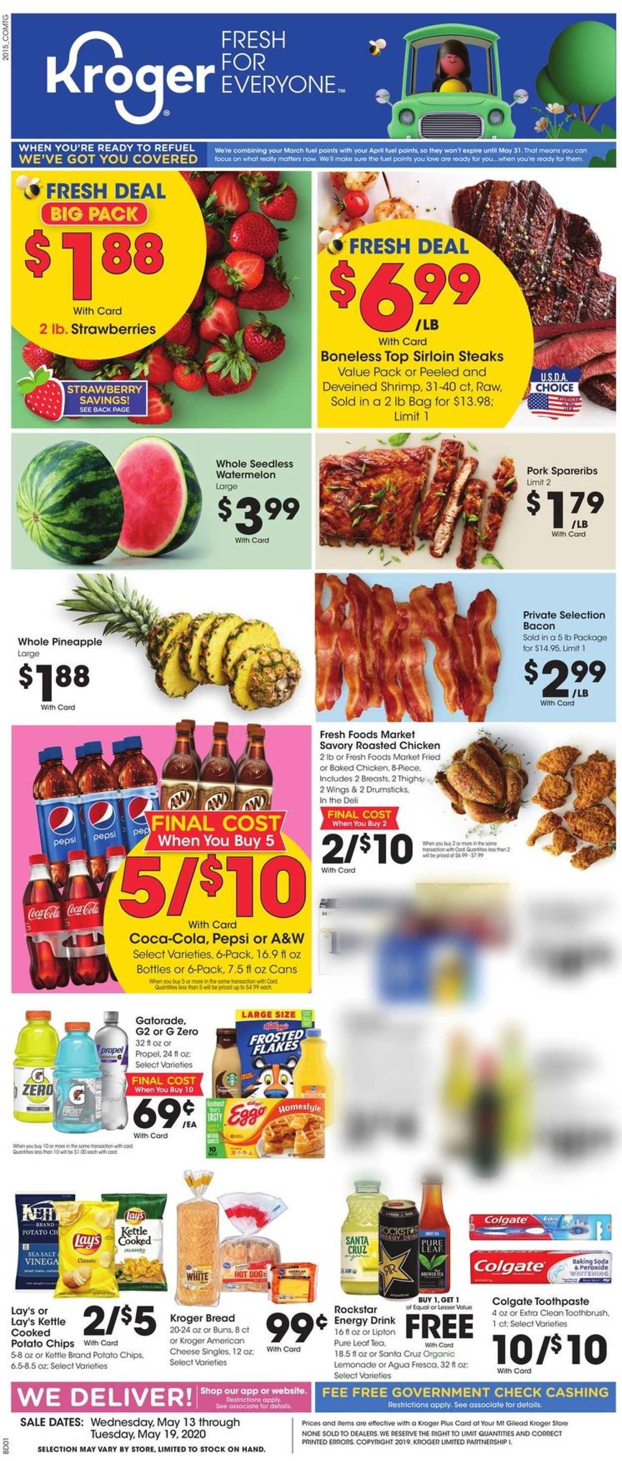Kroger Weekly Ad Circular - valid 05/13-05/19/2020