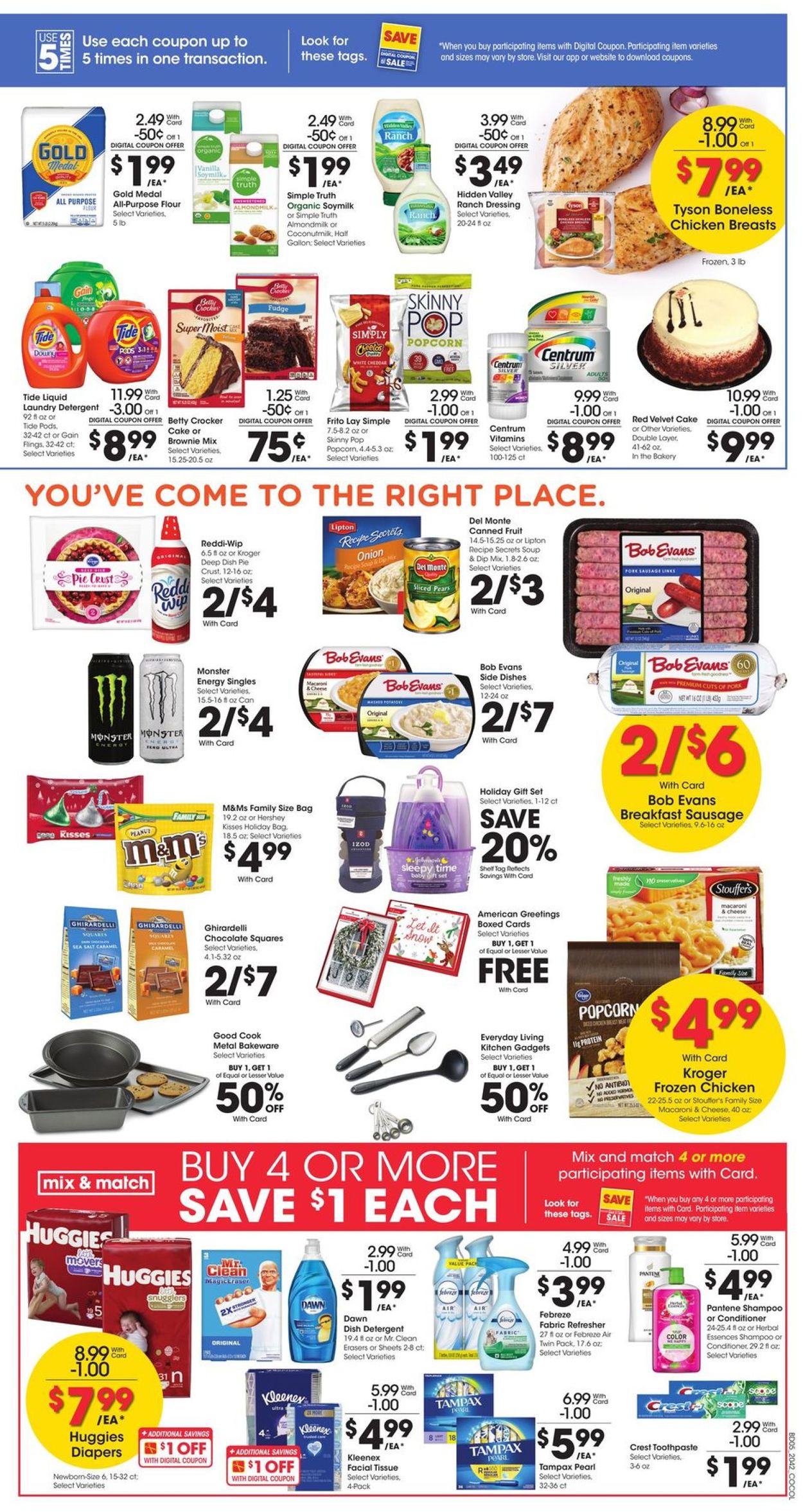 Kroger Thanksgiving ad 2020 Weekly Ad Circular - valid 11/18-11/26/2020 (Page 6)