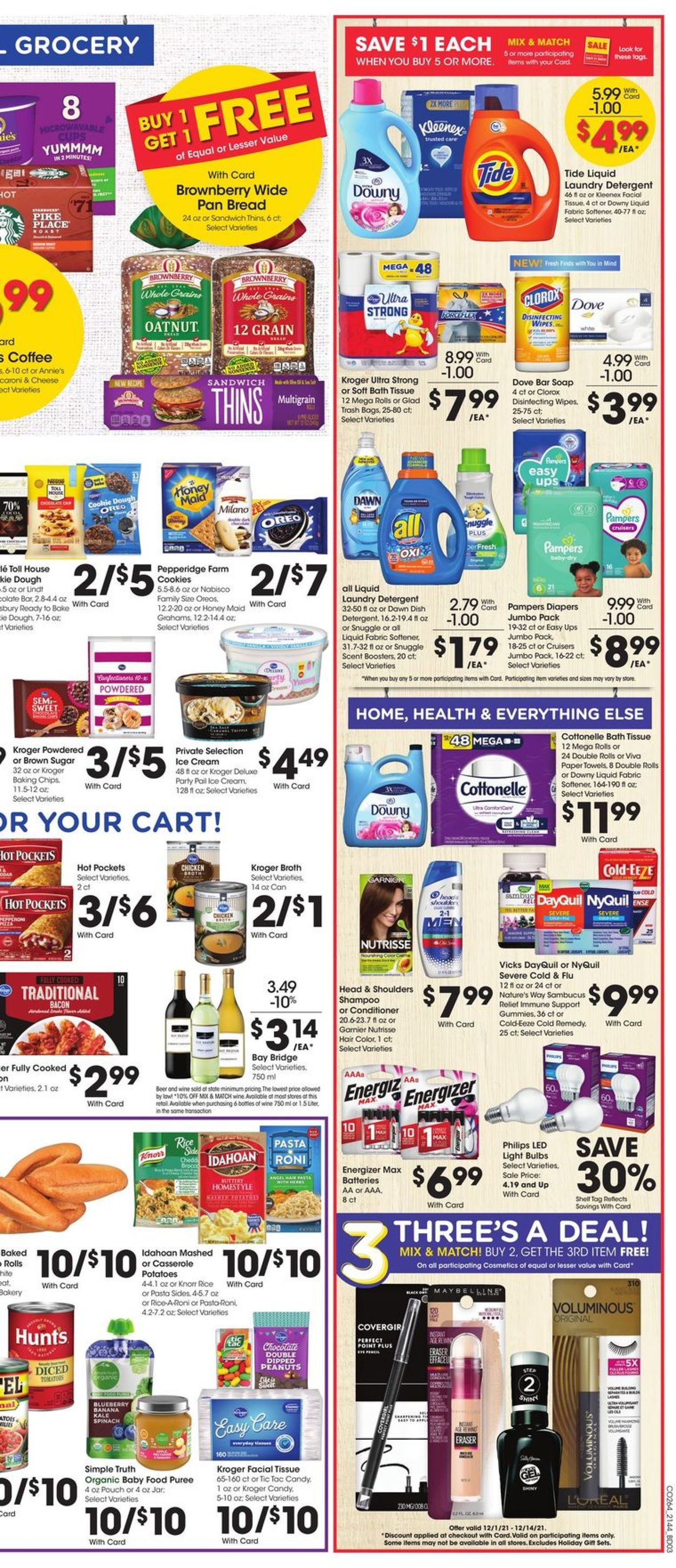 Kroger Weekly Ad Circular - valid 12/01-12/07/2021 (Page 10)