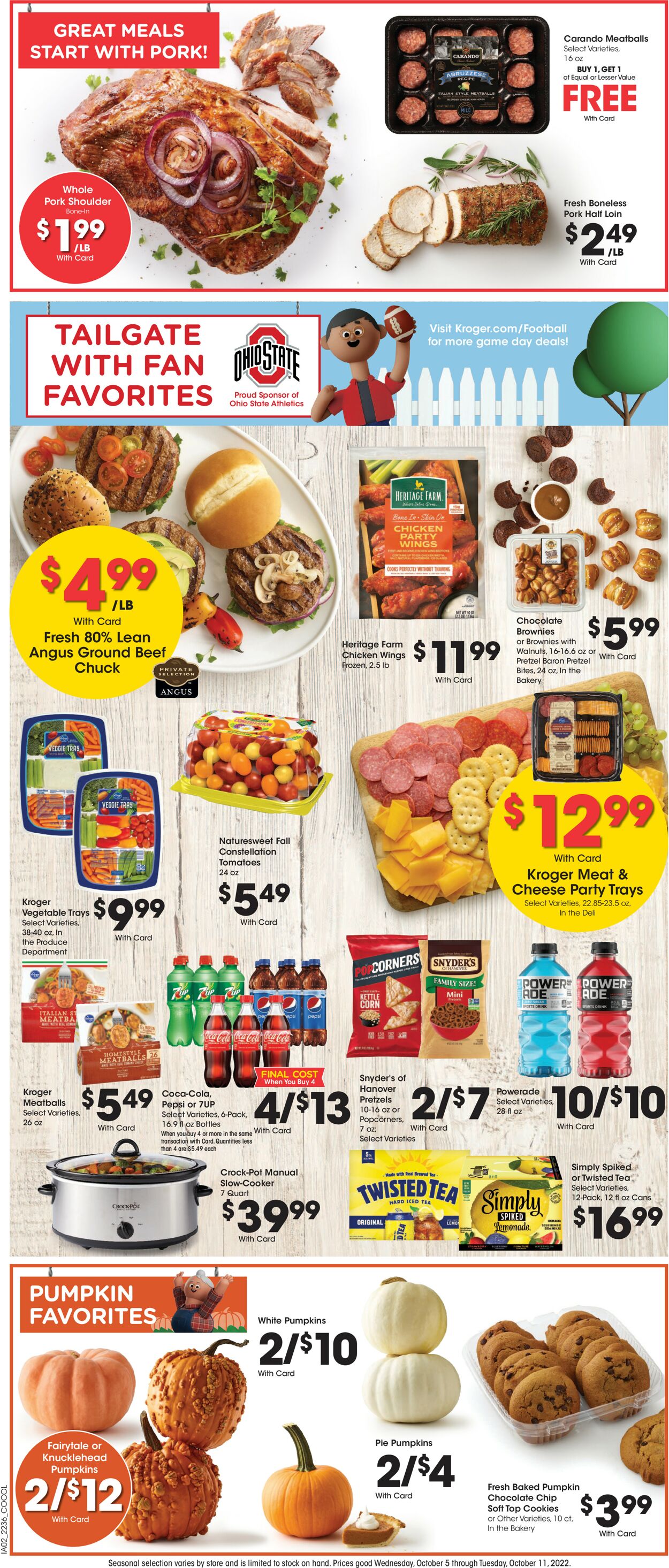Kroger Weekly Ad Circular - valid 10/05-10/11/2022 (Page 7)