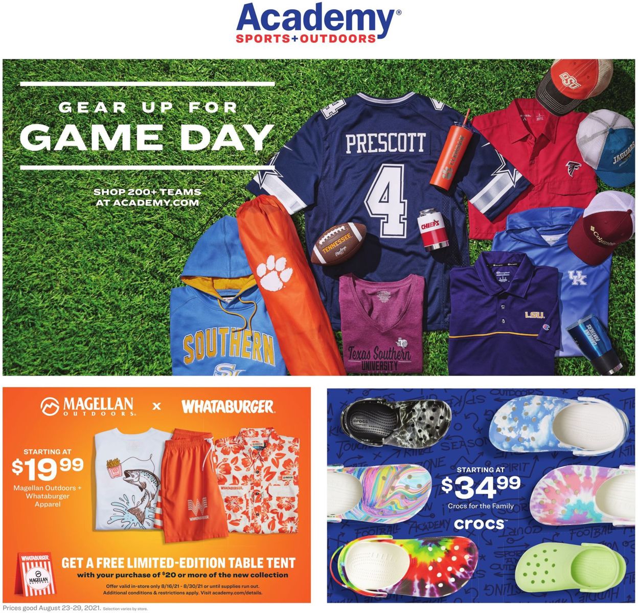 Academy Sports Weekly Ad Circular - valid 08/16-08/30/2021